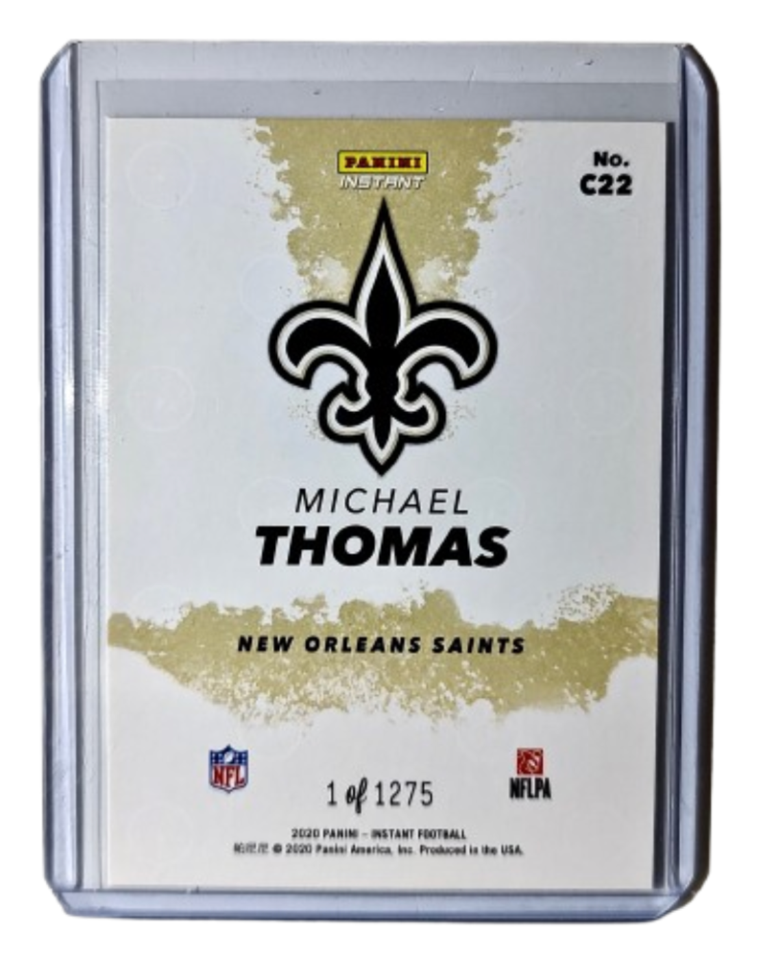 Michael Thomas 2020 Panini NFL Instant My City #22 Football Card 1 of 1275