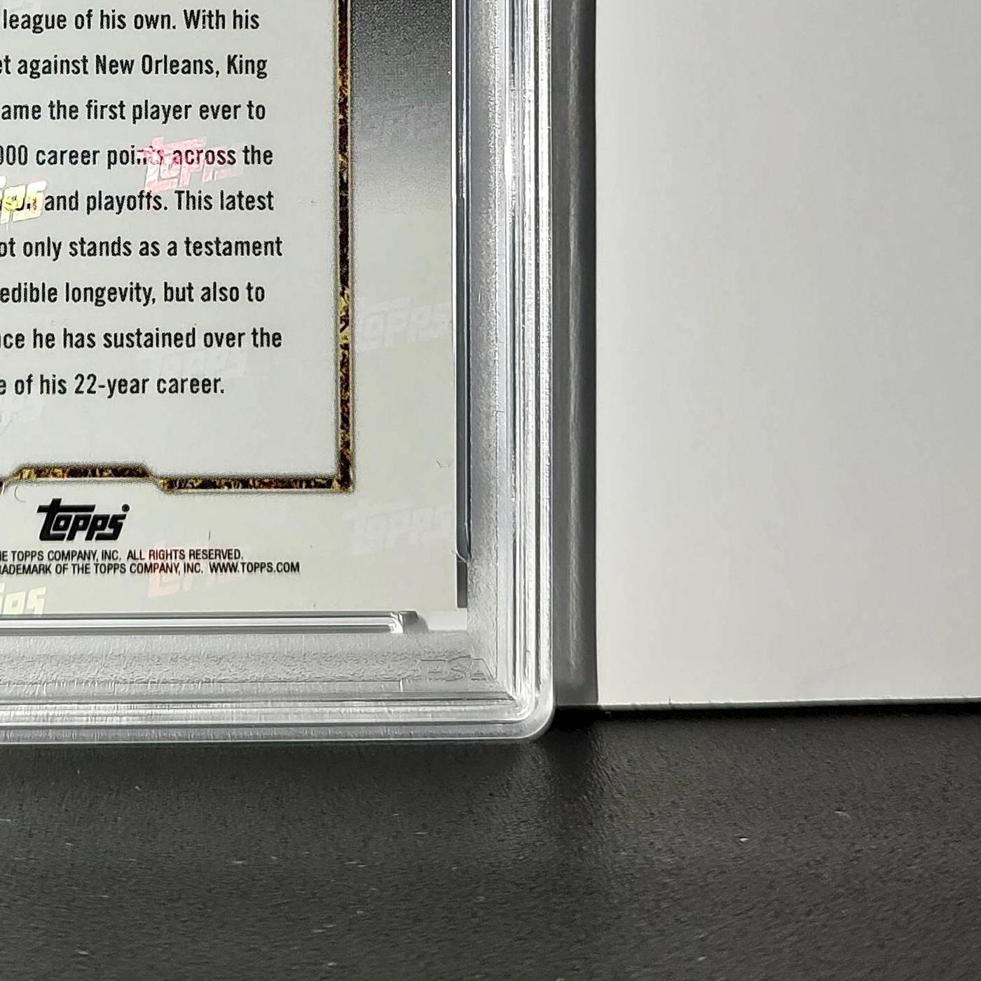 Lebron James 2024 Topps Now 50k Career Points #12 Card PSA 9 Mint