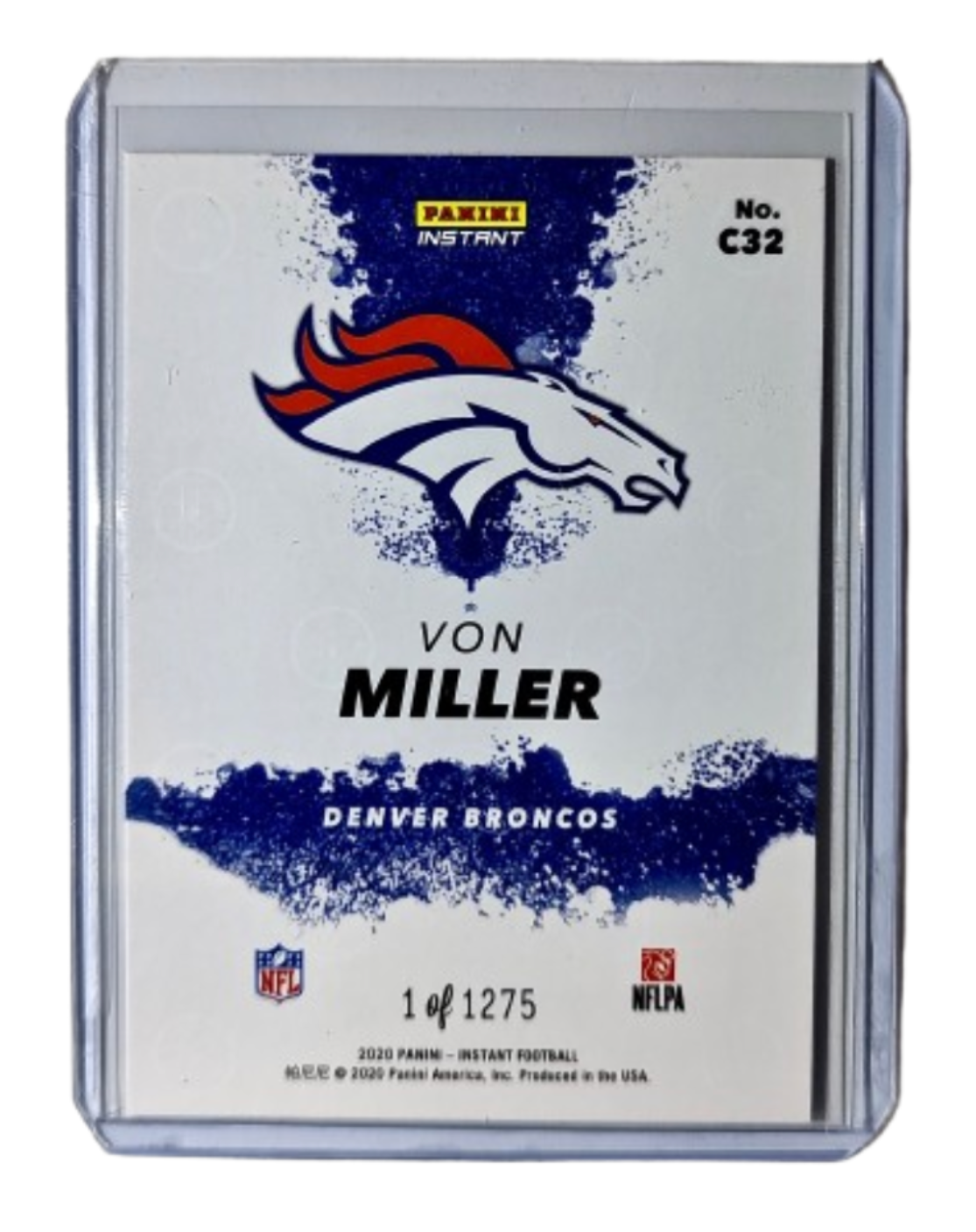 Von Miller 2020 Panini NFL Instant My City #32 Football Card 1 of 1275