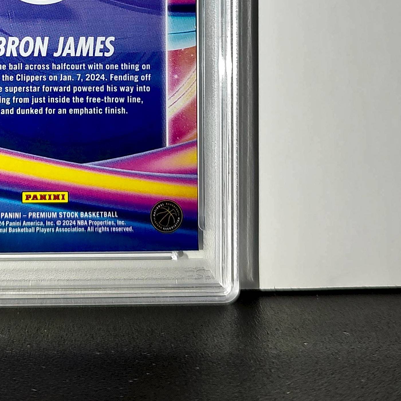 LeBron James 2023 Panini Hoops Premium Anti Gravity #2 PSA 8 NM-MT