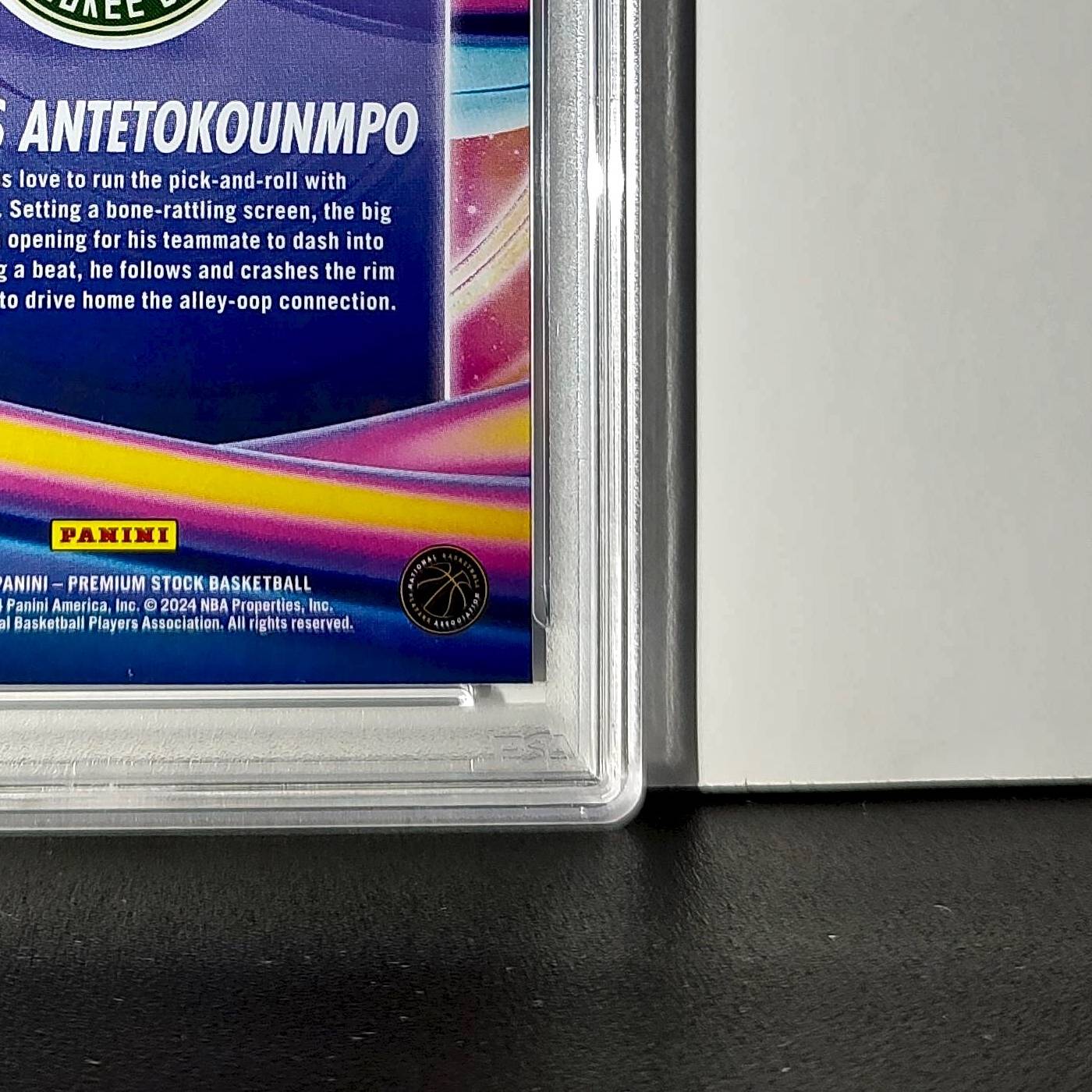 Giannis Antetokounmpo 2023 Panini Hoops Premium Anti Gravity #12 PSA 10 Gem Mint