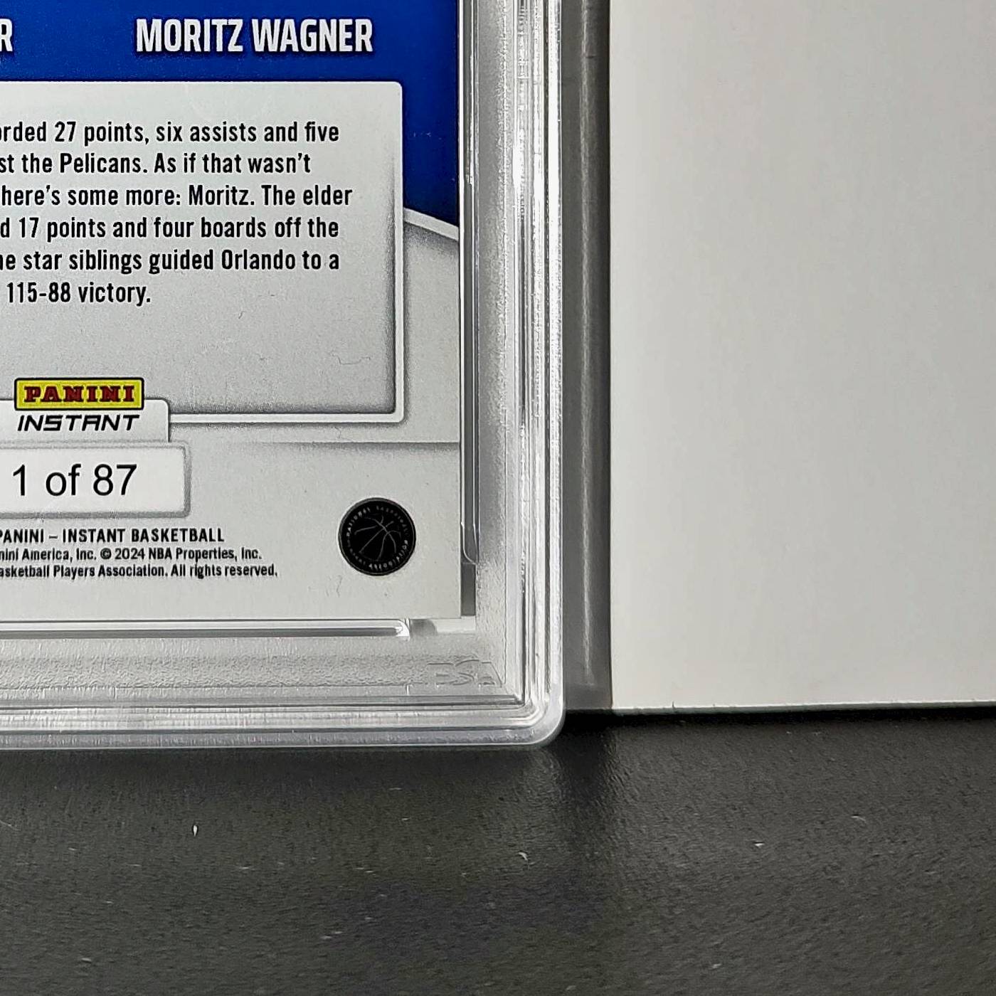 Franz Wagner / Moritz Wagner 2024 Panini NBA #90 Basketball PSA 10 Gem Mint
