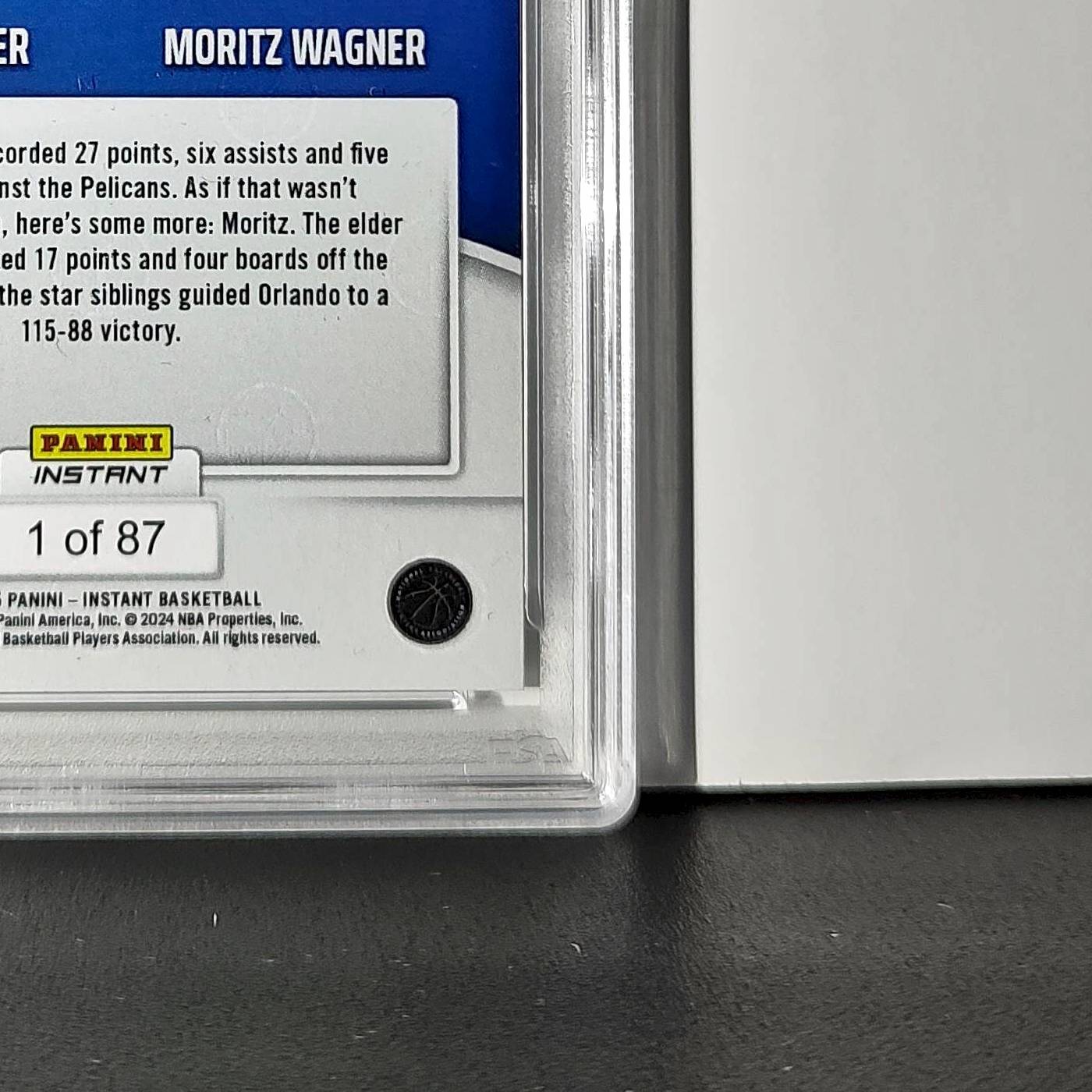 Franz Wagner / Moritz Wagner 2024 Panini NBA #90 Basketball PSA 10 Gem Mint