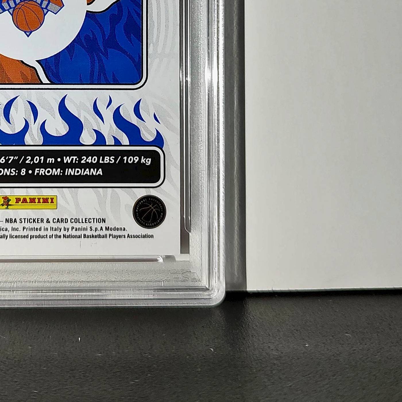 OG Anunoby 2024-25 Panini NBA #8 Sticker 1/100 Red Foil PSA 8 NM-MT