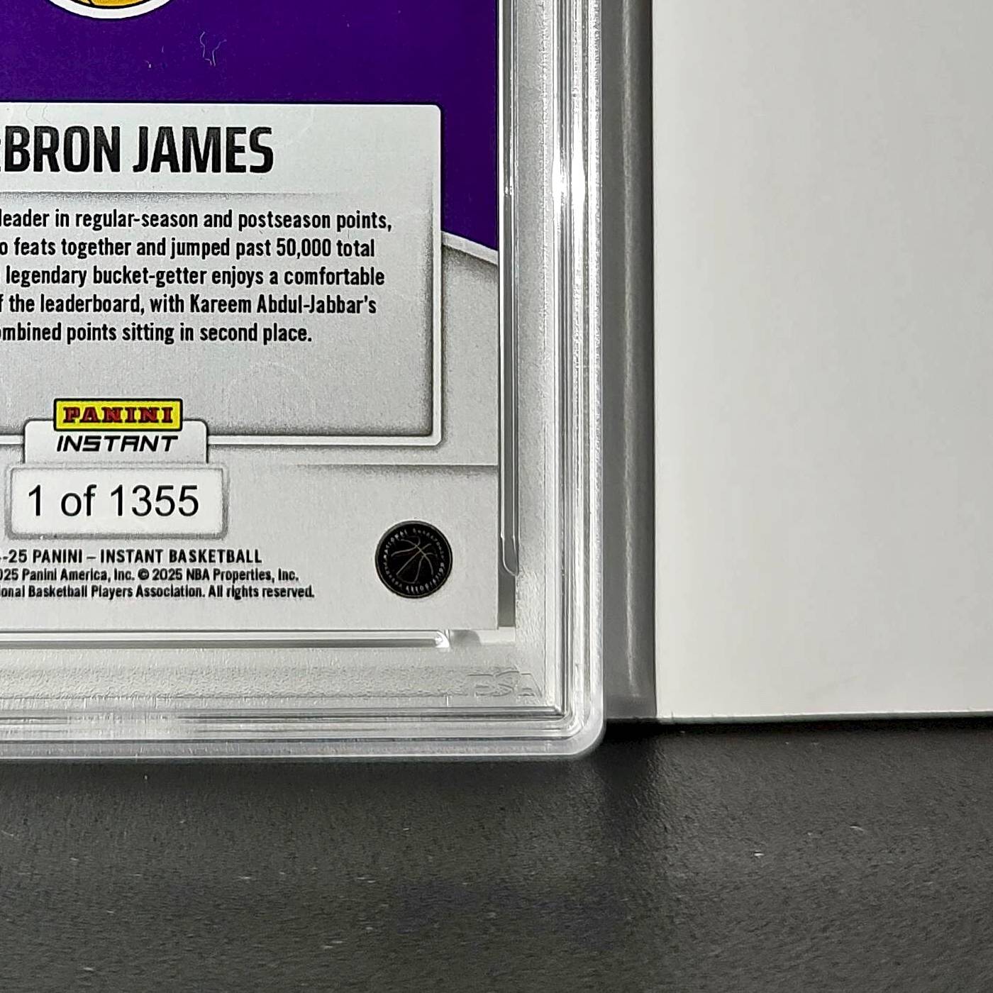 Lebron James 2024 Panini Instant #404 Milestone Moment PSA 10 Gem Mint