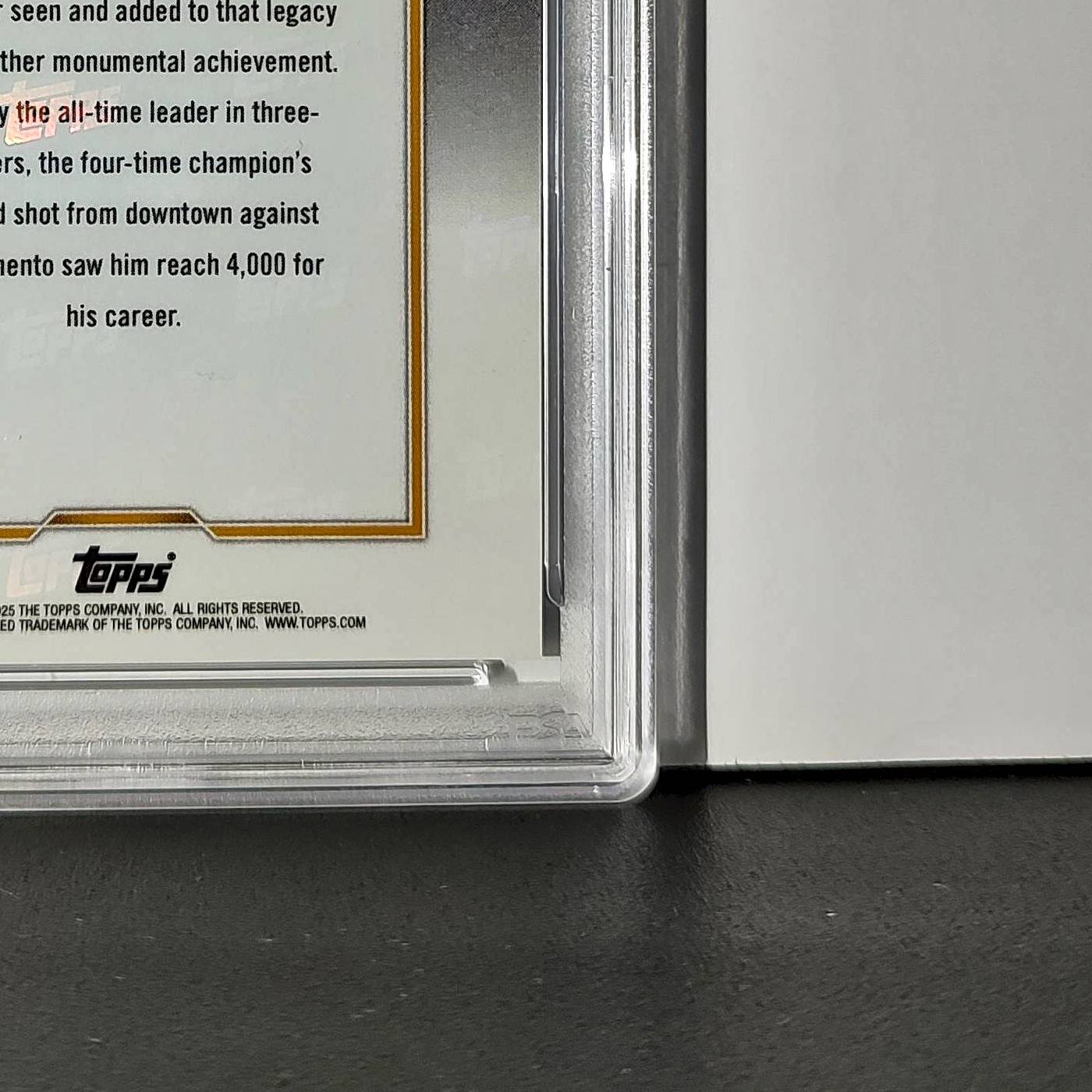 Stephen Curry 2024 Topps Now 4000 Career 3 Pointers #13 PSA 10 Gem Mint