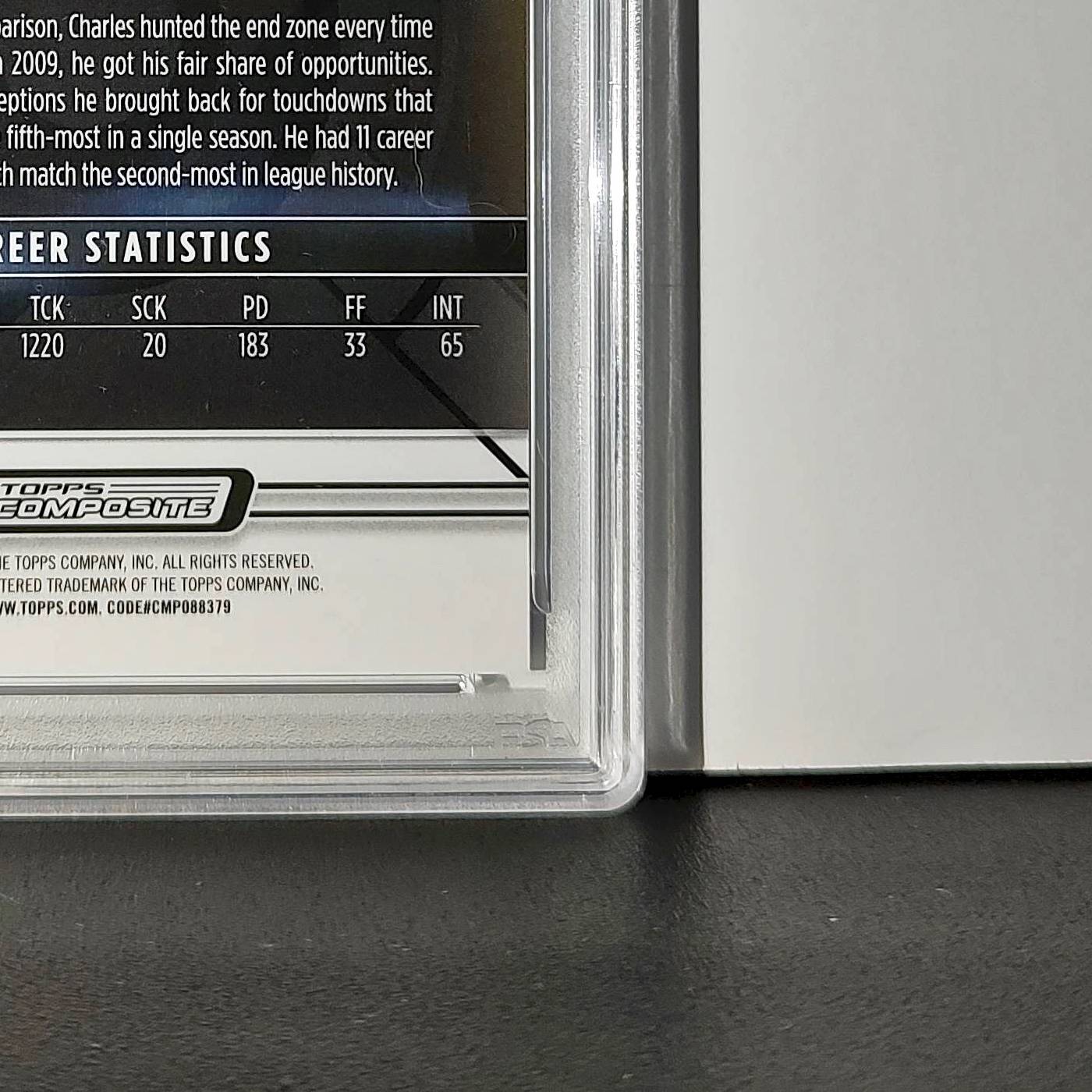 Charles Woodson 2023 Topps Finest #187 Purple Refractor 202/250 PSA 10 Gem Mint