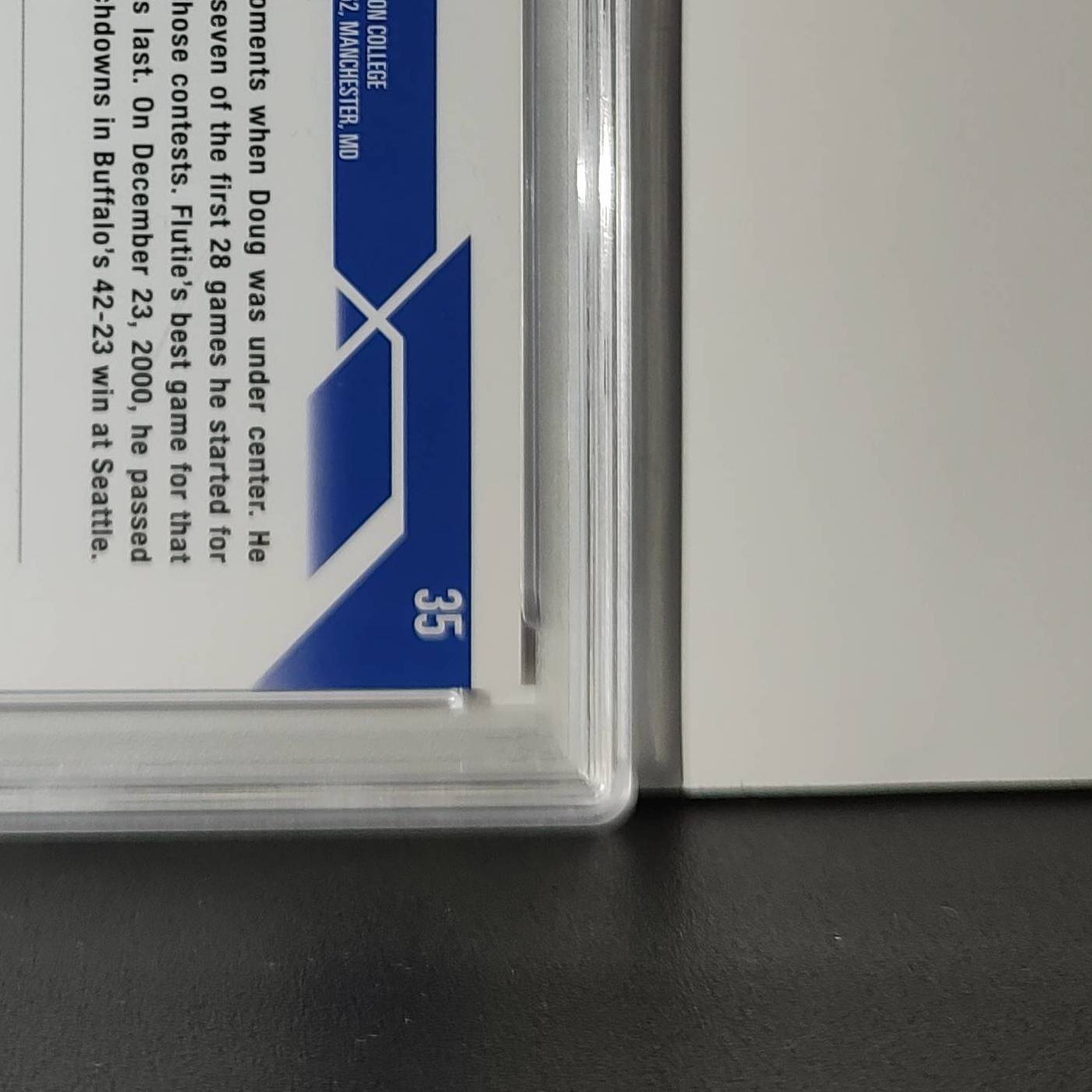Doug Flutie 2023 Topps Chrome #35 Magenta Refractor 374/399 PSA 8 NM-MT