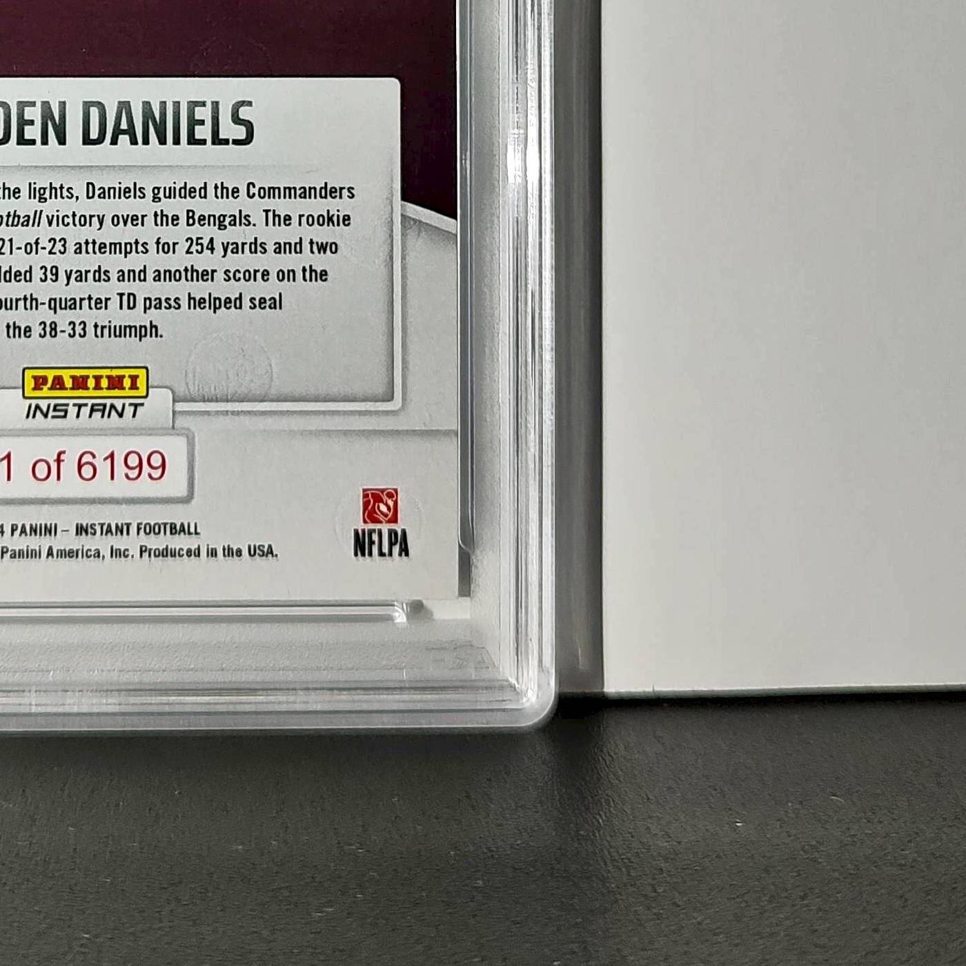 Jayden Daniels 2024 Panini Instant NFL Rookie #54 PSA 10 Gem Mint