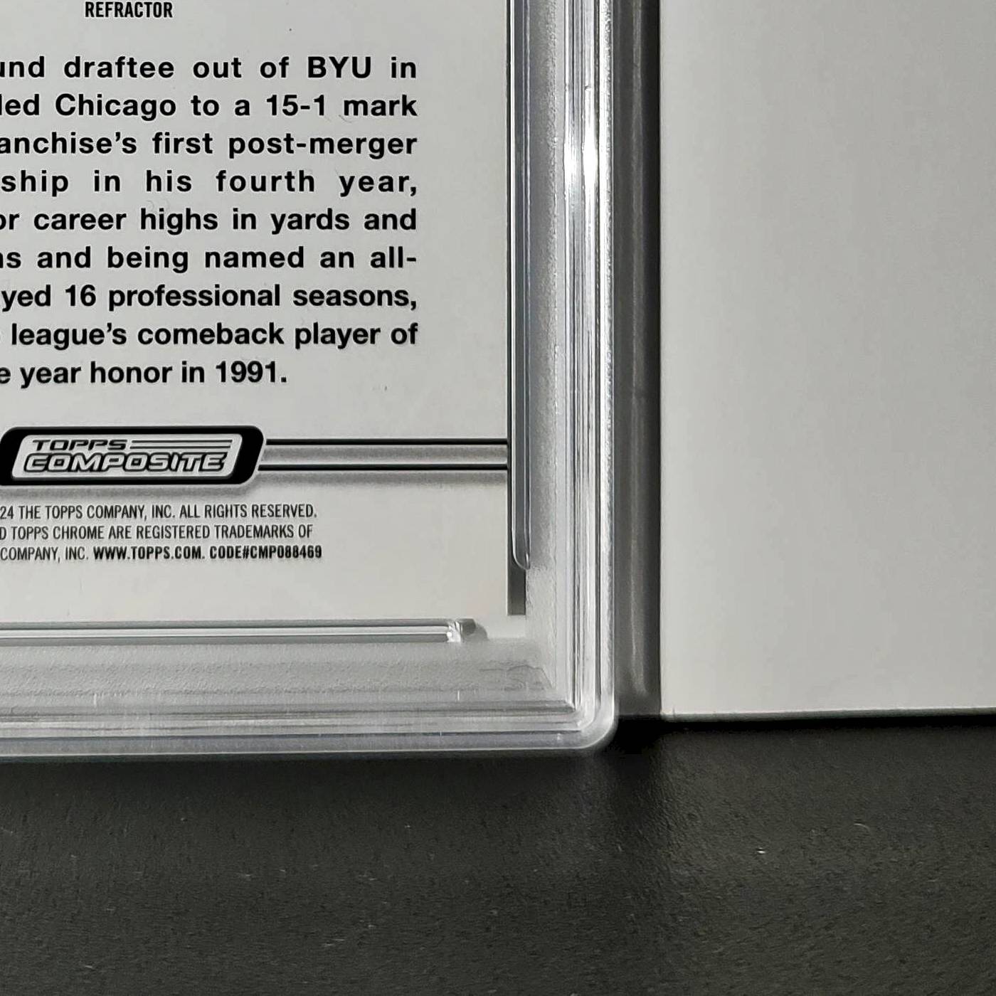 Jim McMahon 2023 Topps Chrome ALL-ETCH Refractor #CAE-3 PSA 10 Gem Mint