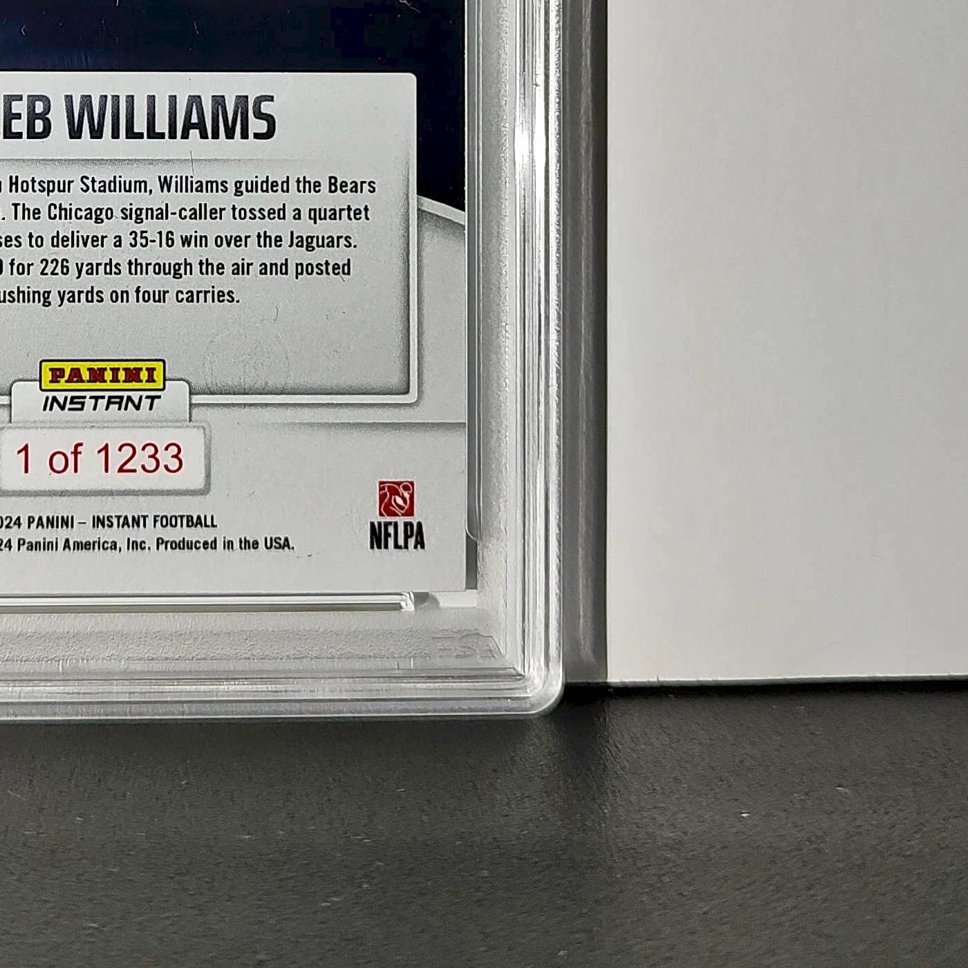 Caleb Williams Rookie 2024 Panini Instant NFL #81 PSA 10 Gem Mint