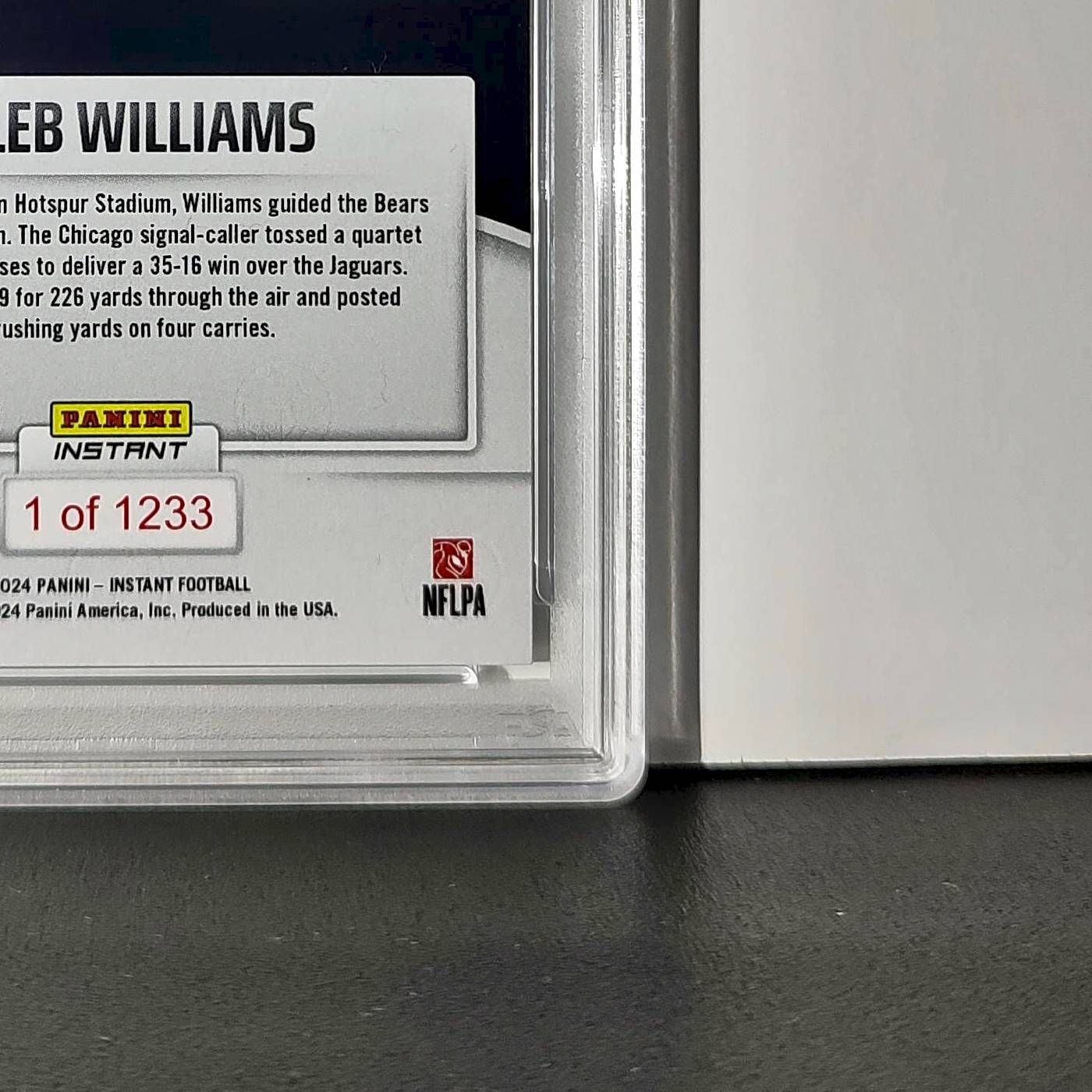 Caleb Williams Rookie 2024 Panini Instant NFL #81 PSA 10 Gem Mint