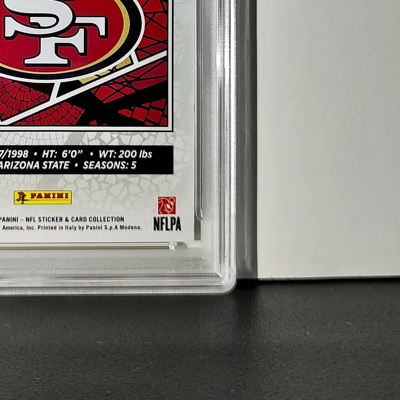 Brandon Aiyuk 2024 Panini Sticker Collection 006/010 #34 Gold Foil PSA 9 Mint