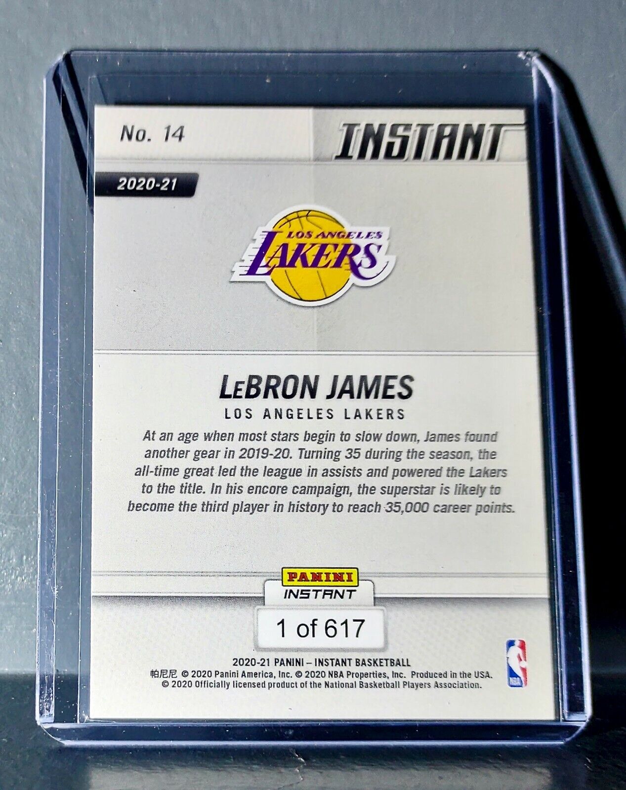 LeBron James 2020-21 Panini NBA Tip-Off #14 Basketball Card 1 of 617