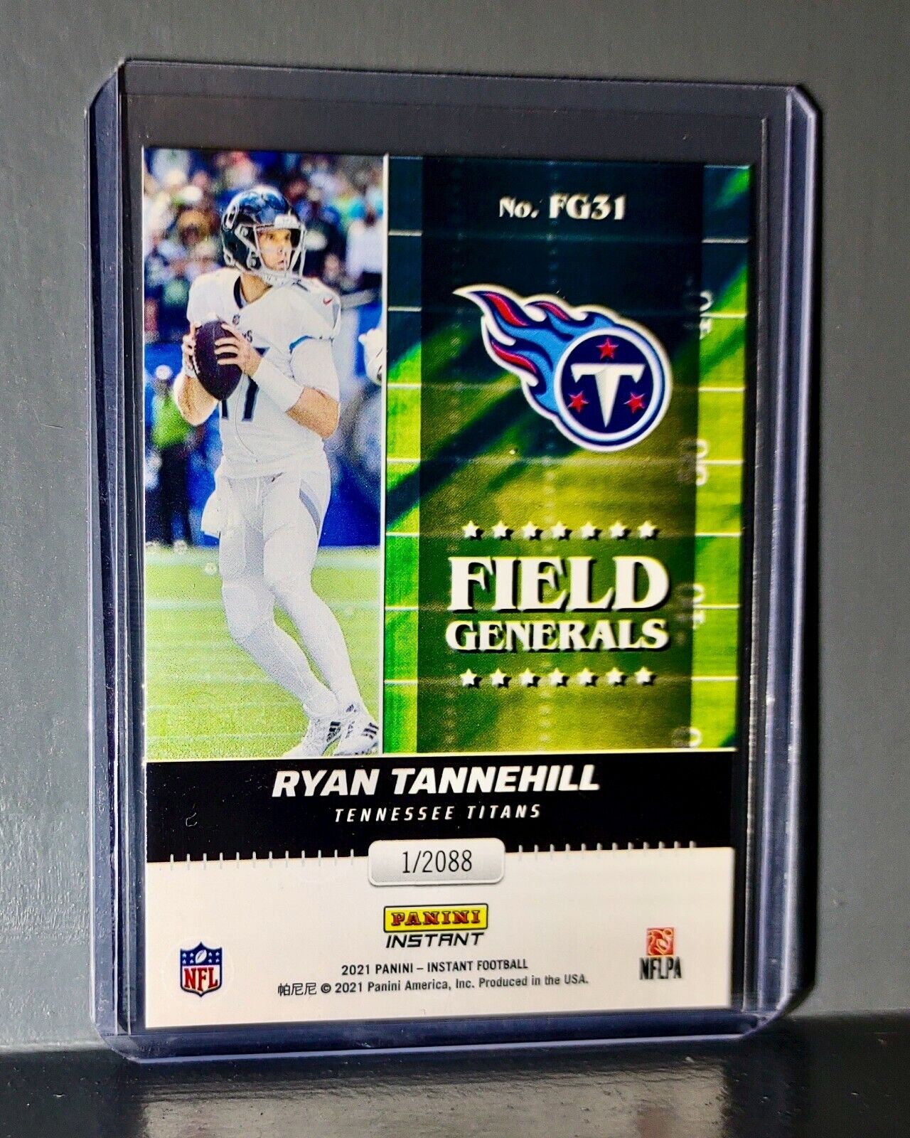 Ryan Tannehill 2021 Panini NFL Instant Field Generals #31 Rookie Card 1 of 2088