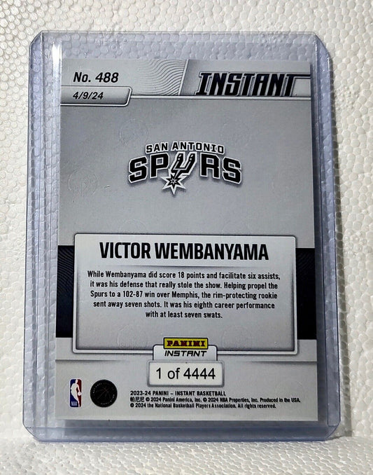 Victor Wembanyama 2023-24 Panini #488 NBA Rookie Card 1 of 4444