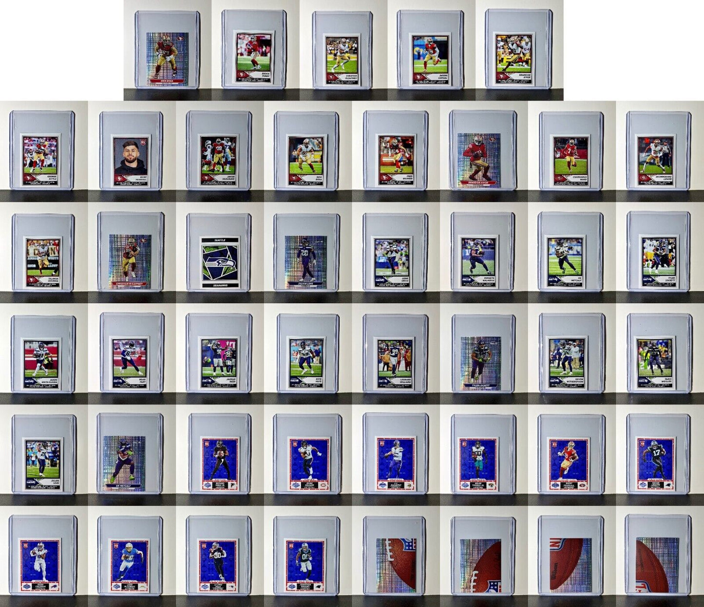 2024 Panini NFL Sticker Collection Complete 566 Football Sticker Set - Toploaded