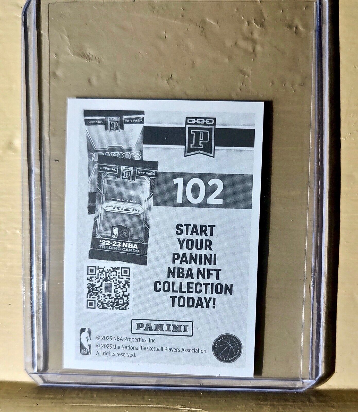 2023-24 De'Andre Hunter Panini NBA Basketball #102 Sticker Atlanta Hawks