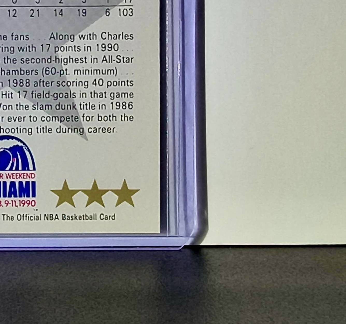 Michael Jordan 1990-91 Hoops All-Star #5 Basketball Card Chicago Bulls