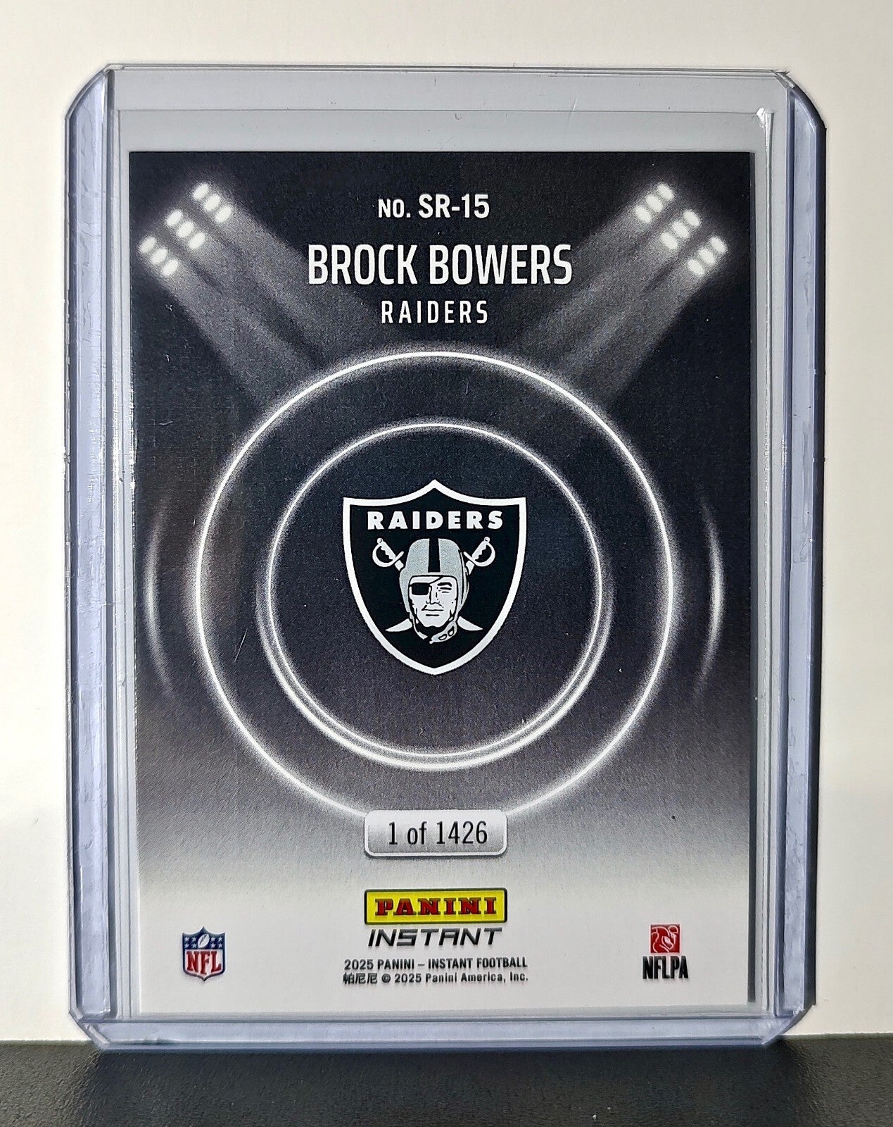 Brock Bowers Rookie 2024 Panini Spotlight Rookies NFL #15 Card Raiders 1 of 1426