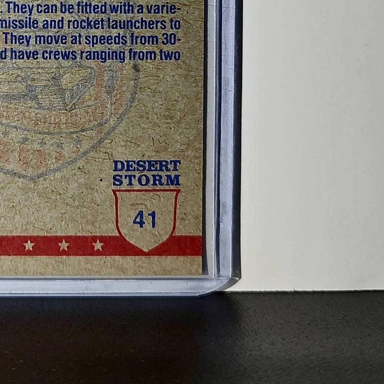 Lining Up the Tanks 1991 Topps Desert Storm #41 Card