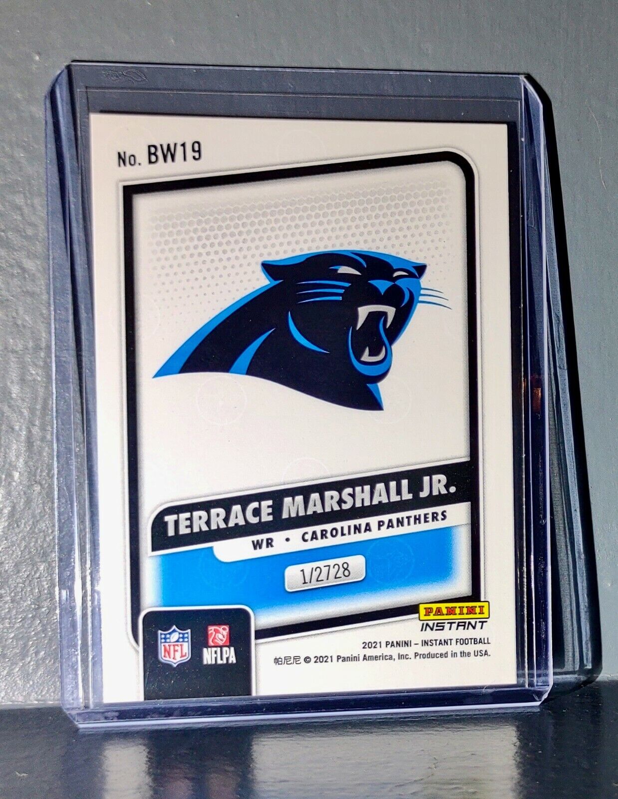 Terrace Marshall Jr. 2021 Panini NFL Black and White Rookies #19 Card 1/2728