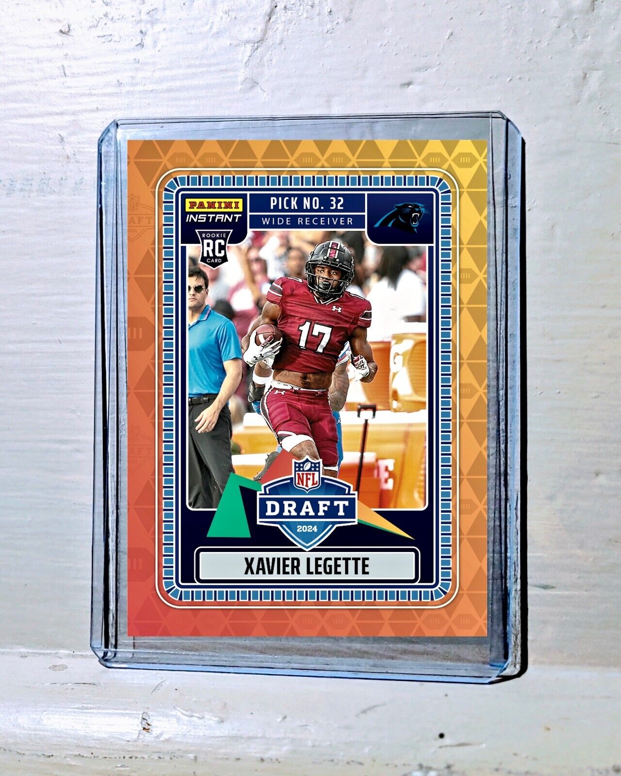 Xavier Legette 2024 Panini NFL #18 Draft Night Rookie Football Card 1 of 802