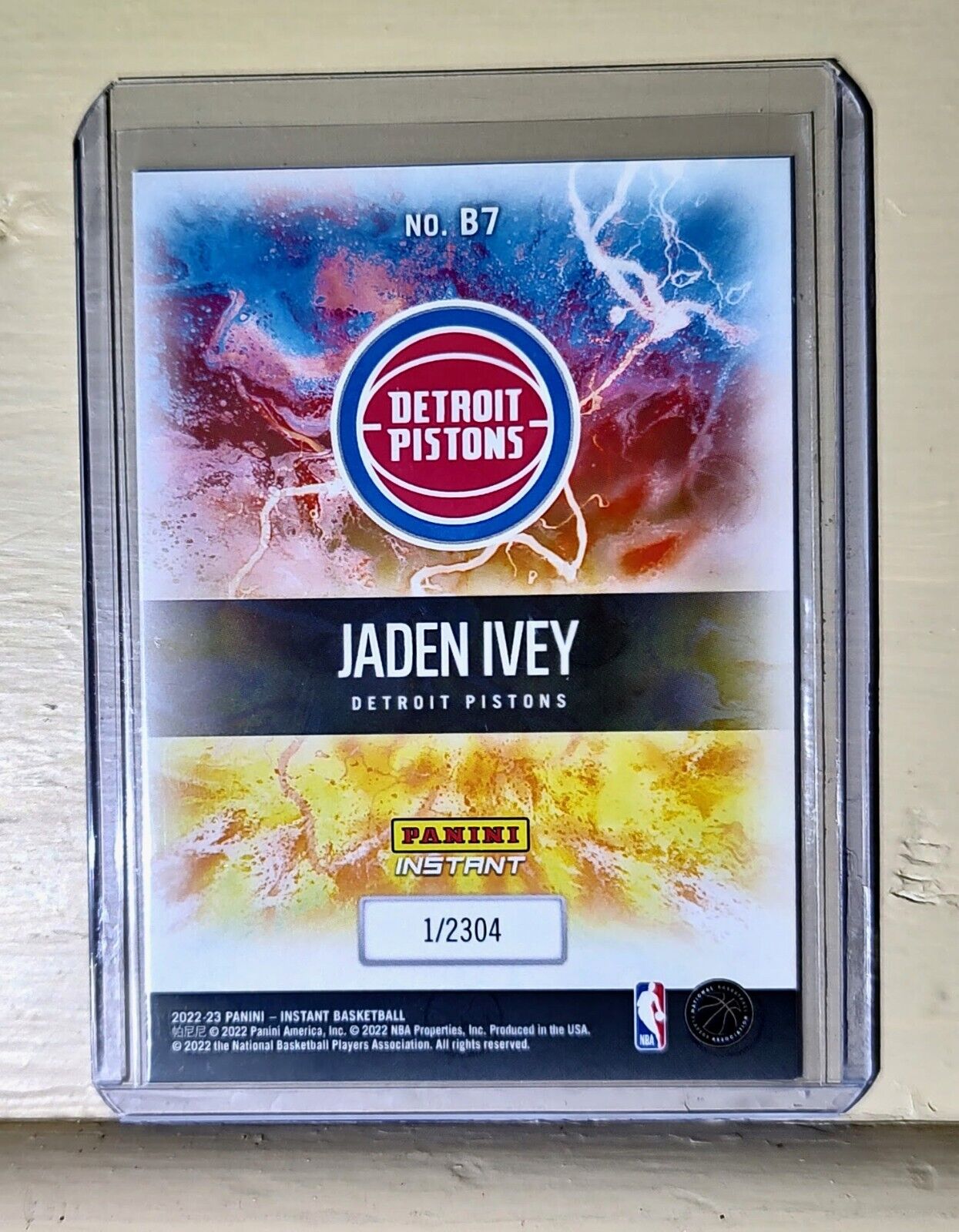Jaden Ivey 2022-23 Panini NBA Breakaway #7 Rookie Basketball Card 1/2304