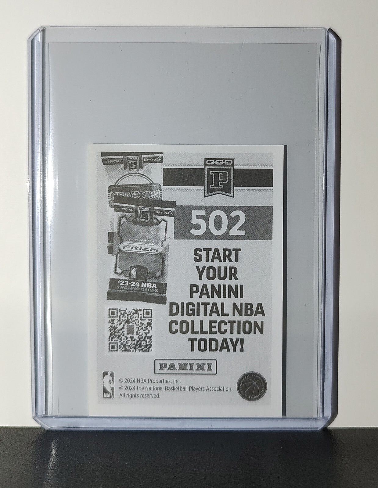 Yao Ming Legends 2024-25 Panini NBA #502 Sticker Card Houston Rockets