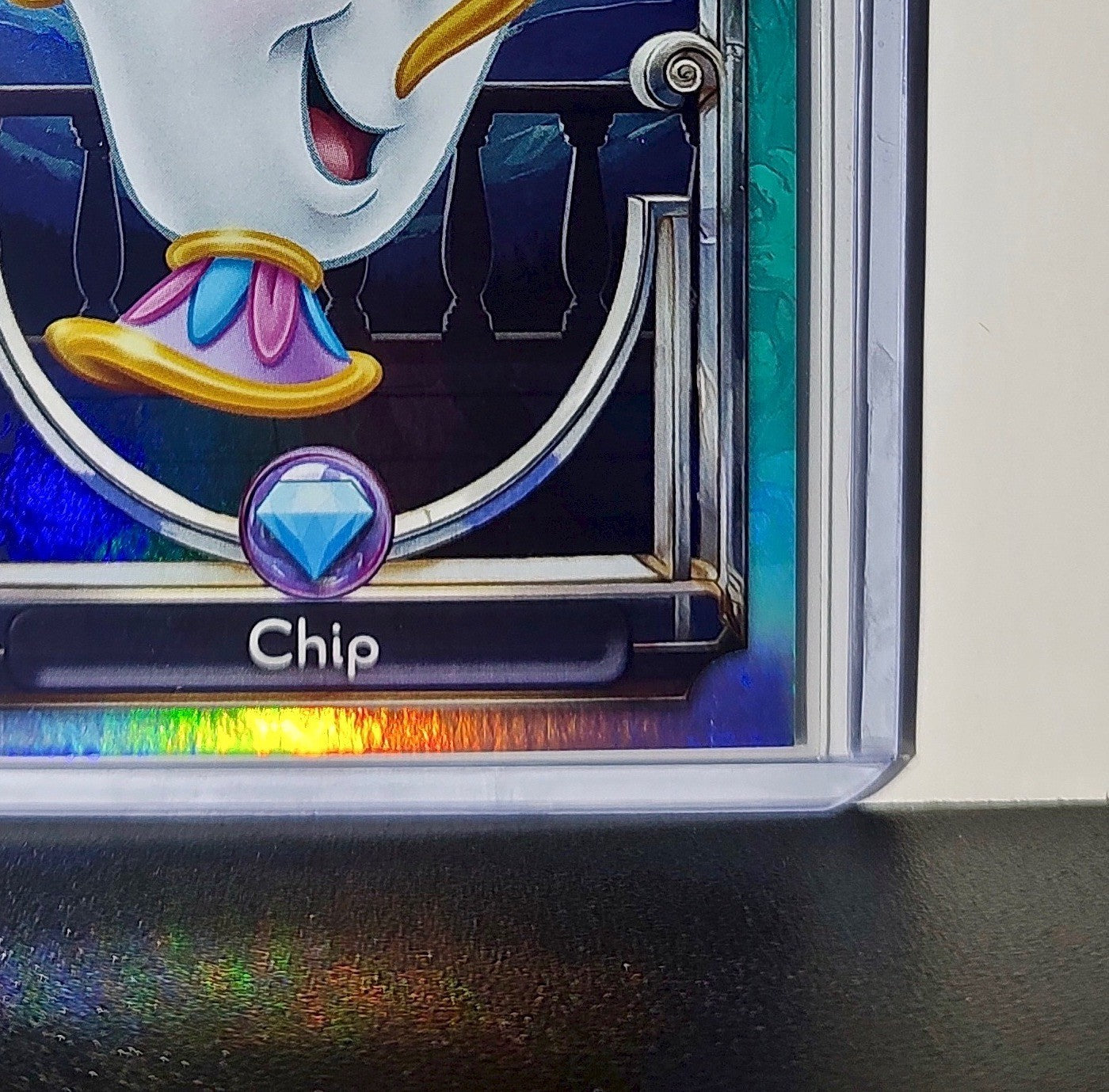 Chip 2025 Topps Disney Wonder #125 Diamond Card Beauty and the Beast