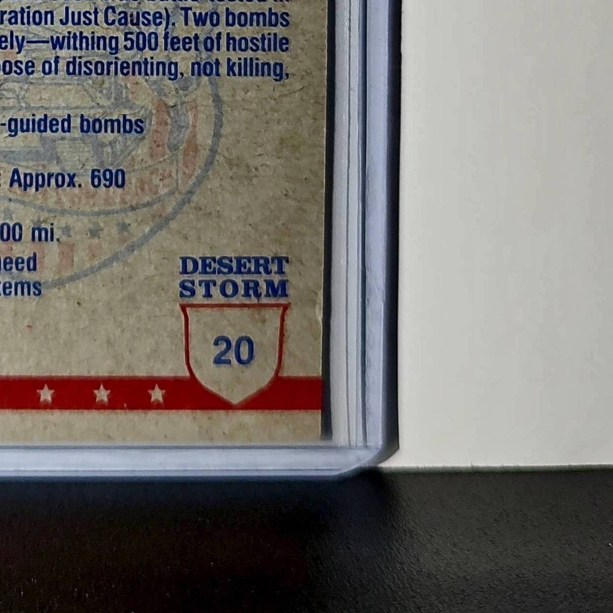 State of the Art Stealth 1991 Topps Desert Storm #20 Card