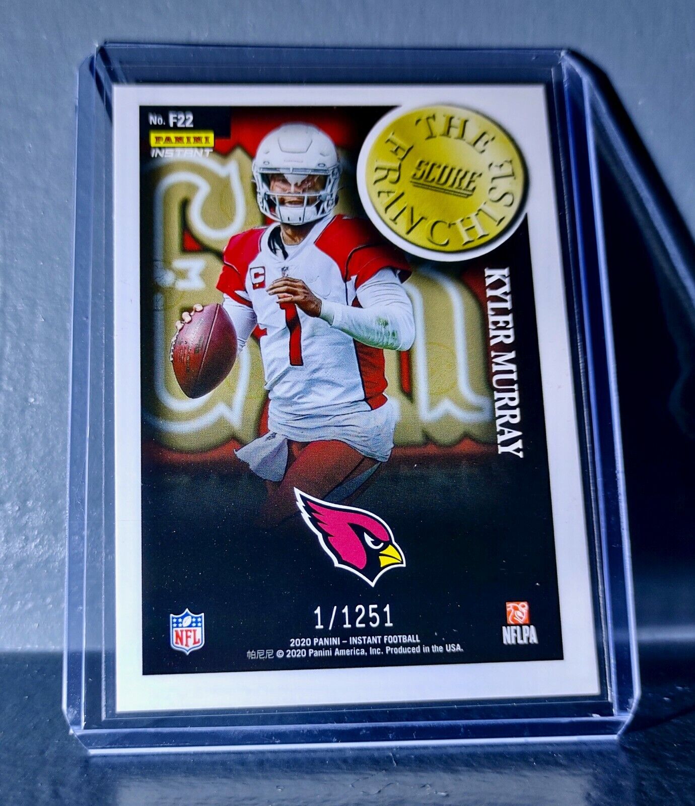 Kyler Murray 2020 Panini NFL Instant Score The Franchise #22 Card 1/1251