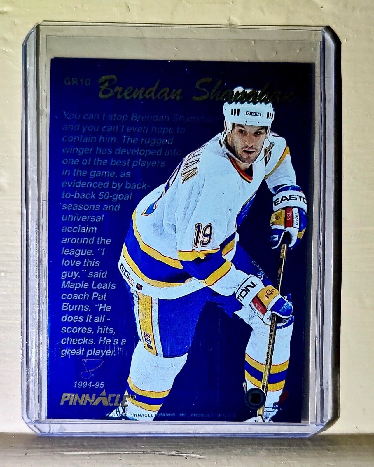 Brendan Shanahan 1994-95 Pinnacle #GR10 Hockey Card
