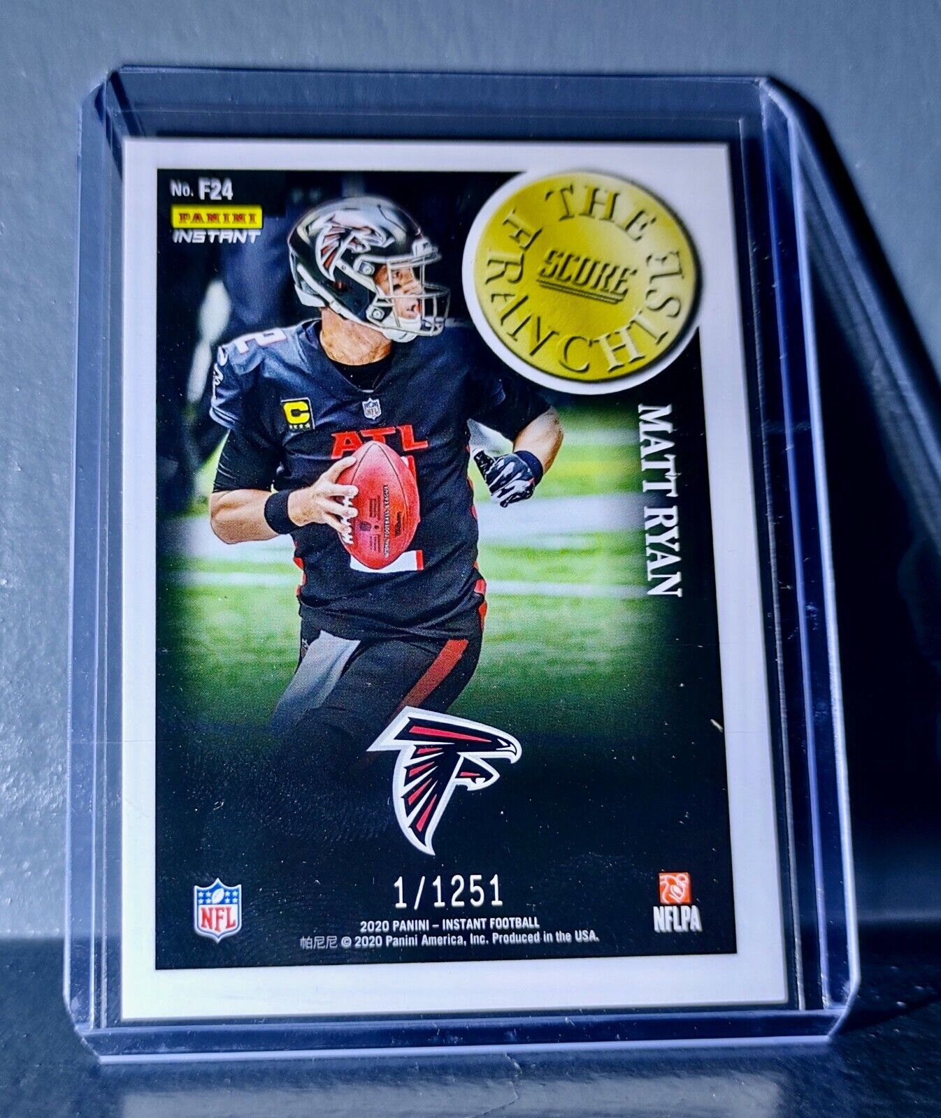 Matt Ryan 2020 Panini NFL Instant Score The Franchise #24 Card 1/1251