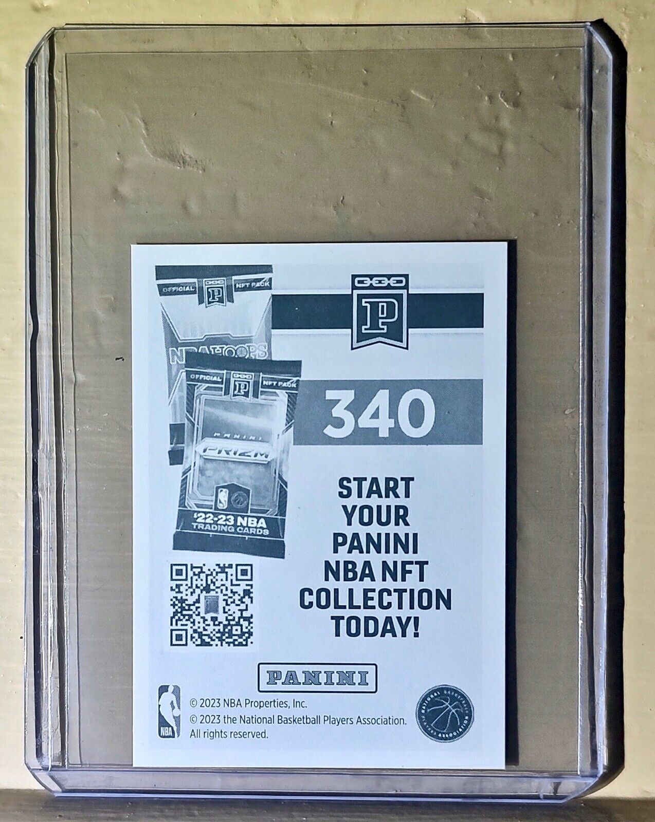 2023-24 Jabari Smith Jr. Panini NBA Basketball #340 Sticker Houston Rockets