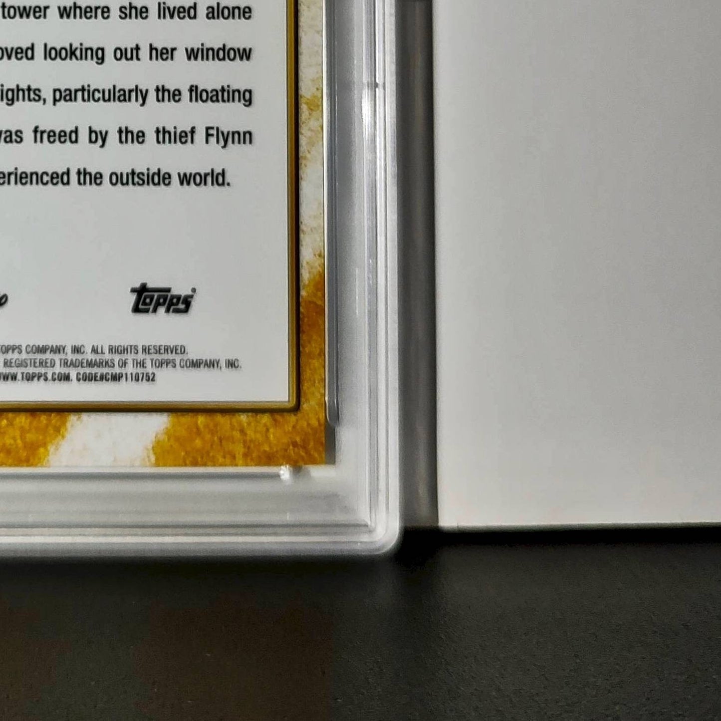 Rapunzel 2025 Topps Shiny Disney Wonder #S-16 Card Tangled PSA 9