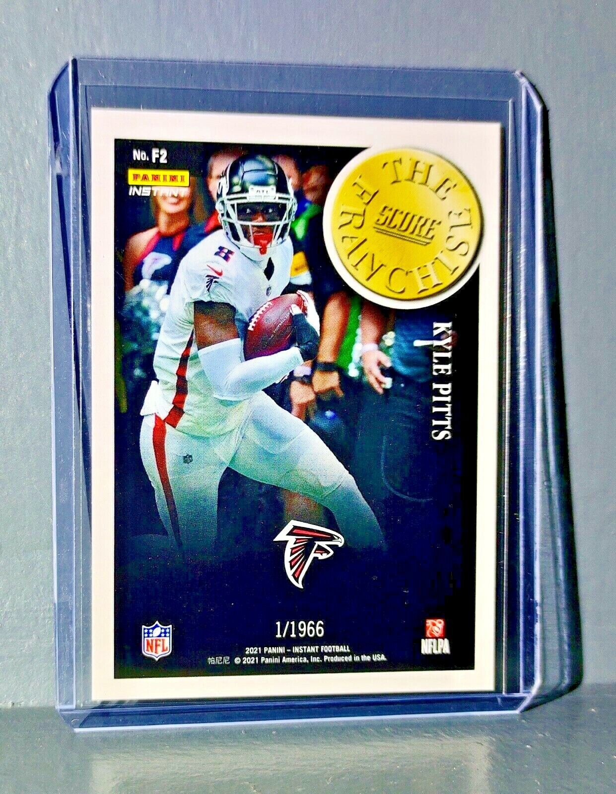 Kyle Pitts 2021 Panini NFL Score The Franchise #2 Rookie Card 1/1966