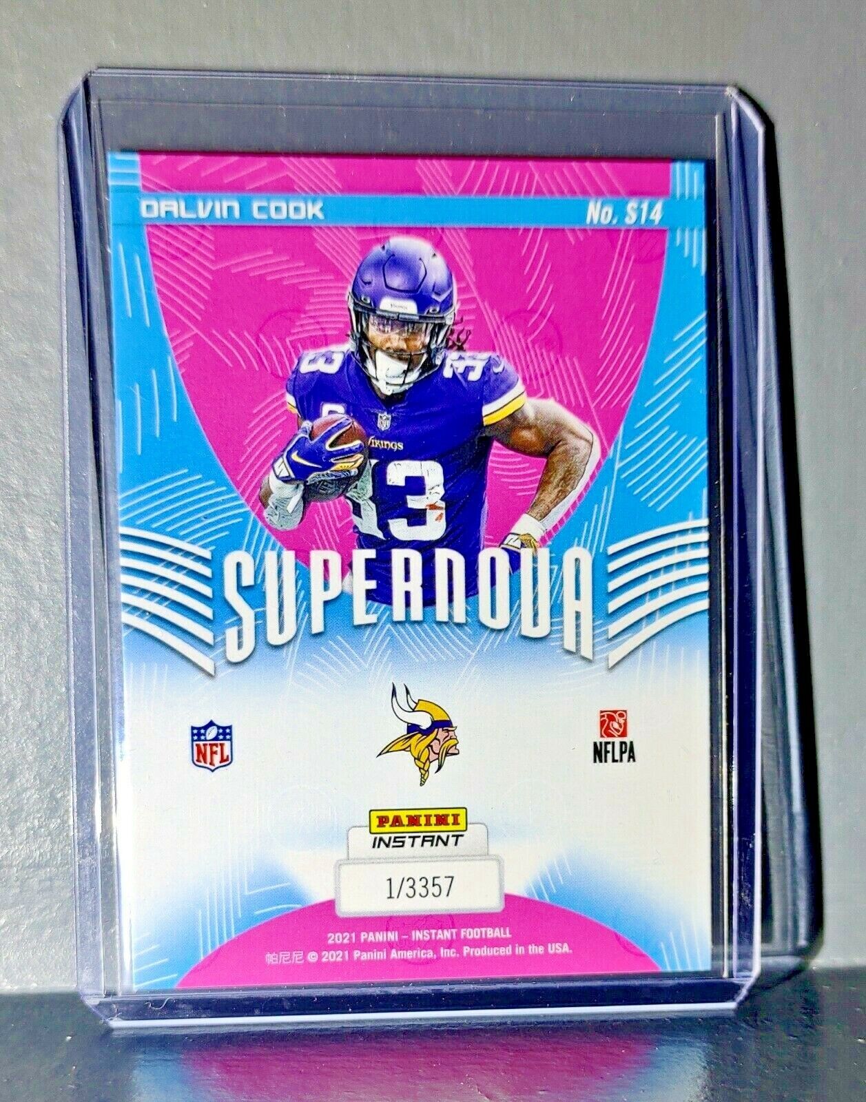 Dalvin Cook 2021 Panini NFL Instant Supernova #14 Football Card 1 of 3357