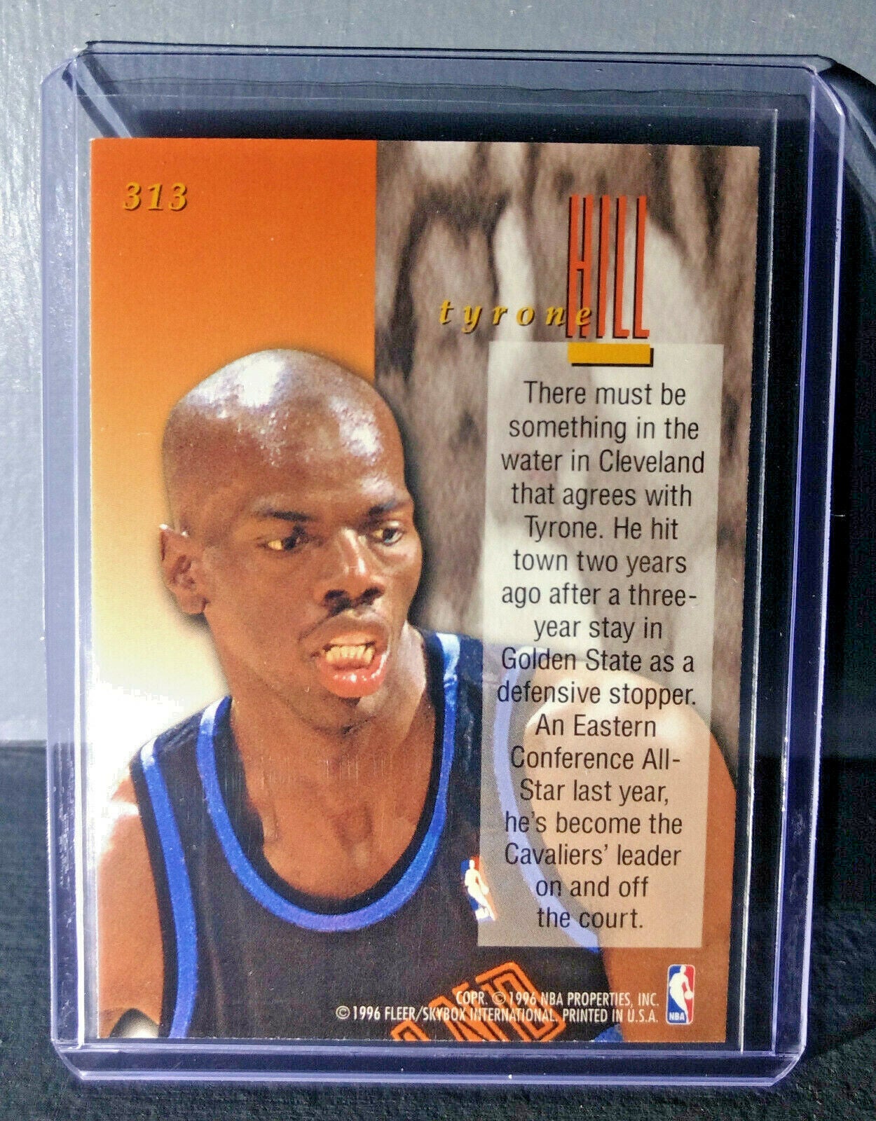 1995-96 Tyrone Hill Fleer Ultra #313 Encore Basketball Card