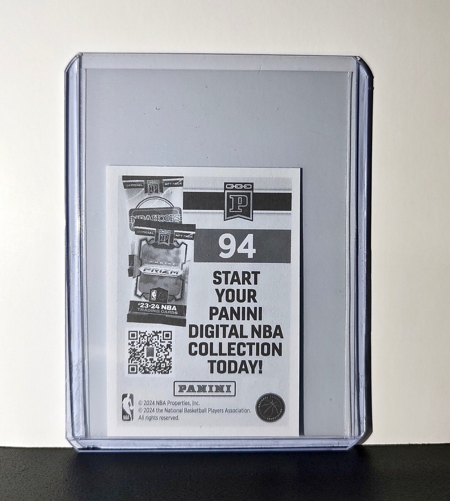 Jared McCain Rookie Draft 2024-25 Panini NBA #94 Sticker Card Philadelphia 76ers