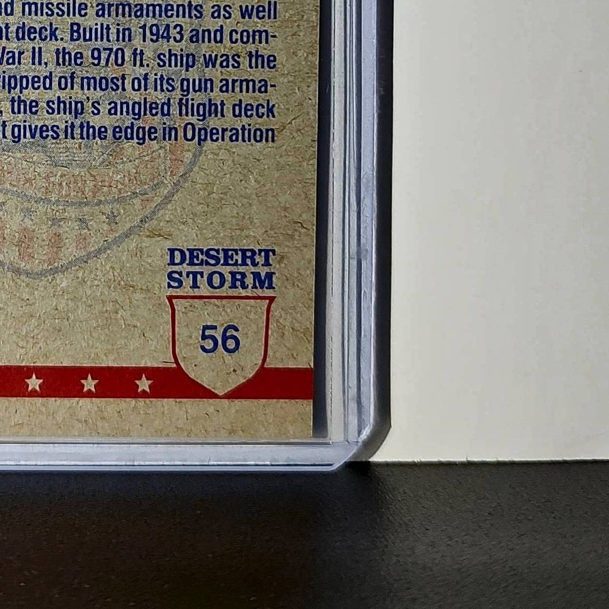 USS Midway 1991 Topps Desert Storm #56 Card