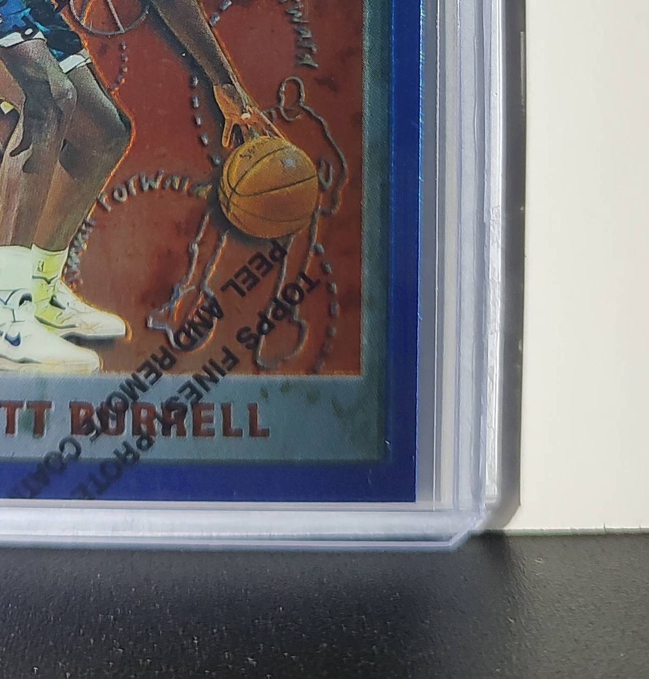 Scott Burrell 1995-96 Topps Finest NBA #218 Card Hornets
