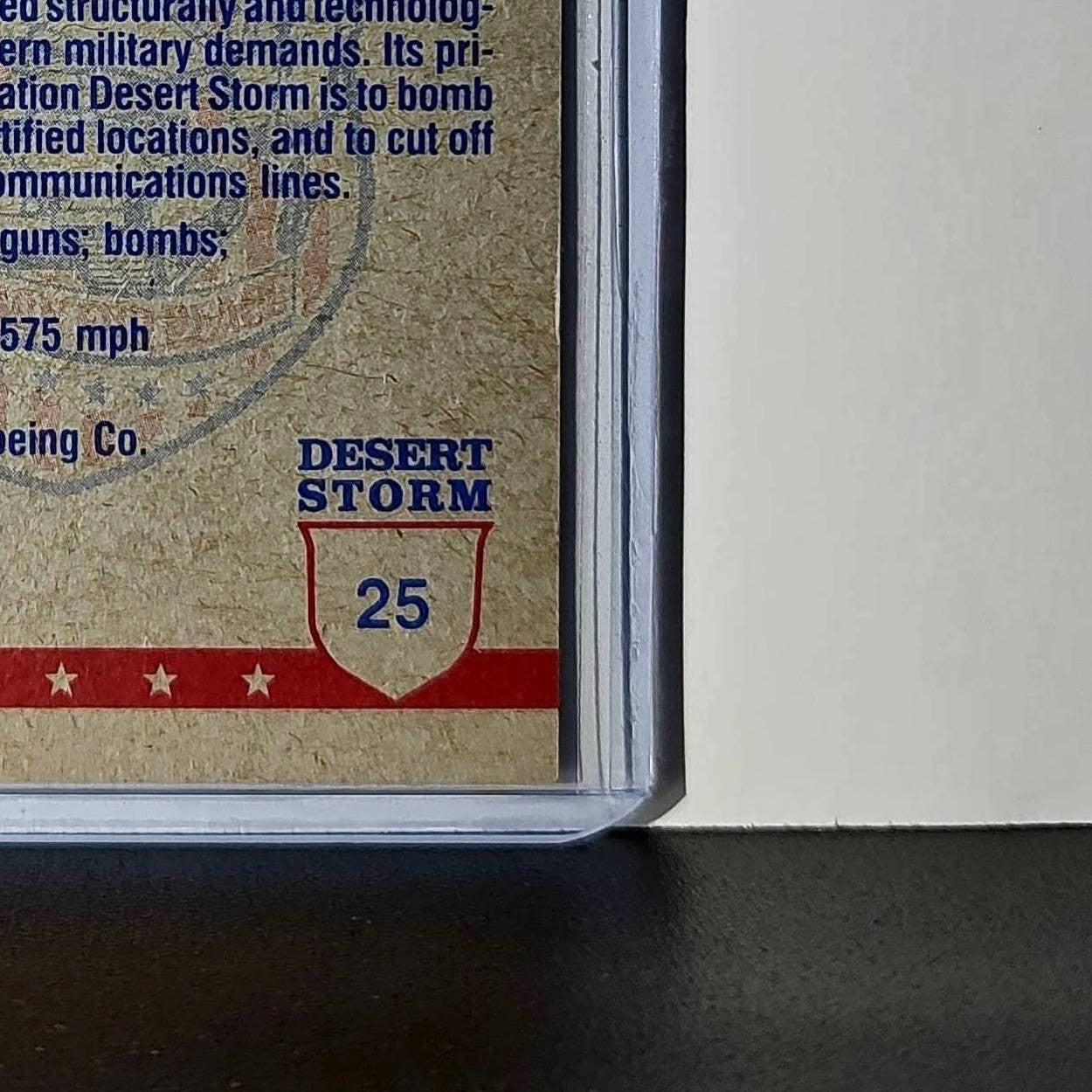 B-52 Stratofortress 1991 Topps Desert Storm #25 Card