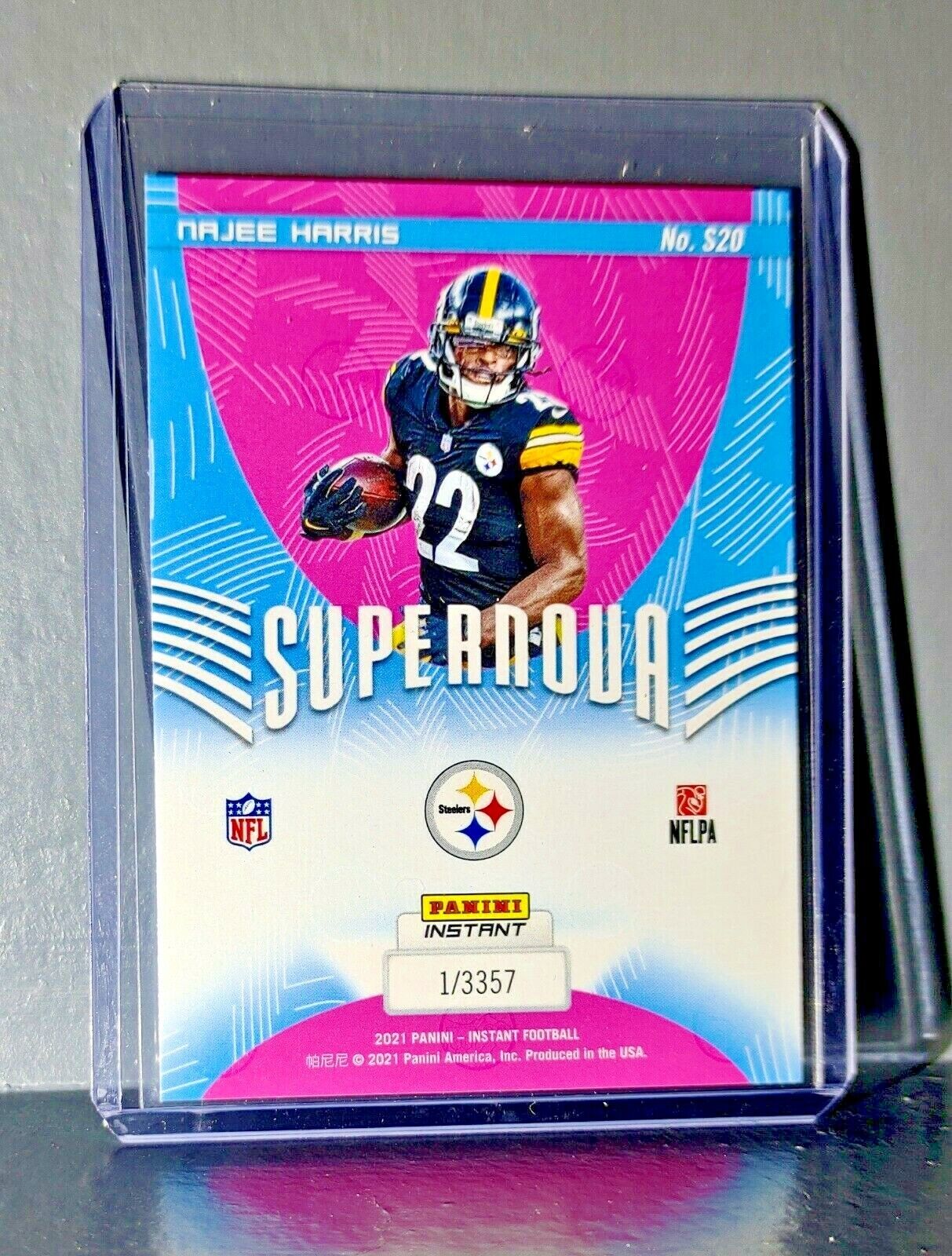 Najee Harris 2021 Panini NFL Supernova #20 Rookie Football Card 1 of 3357