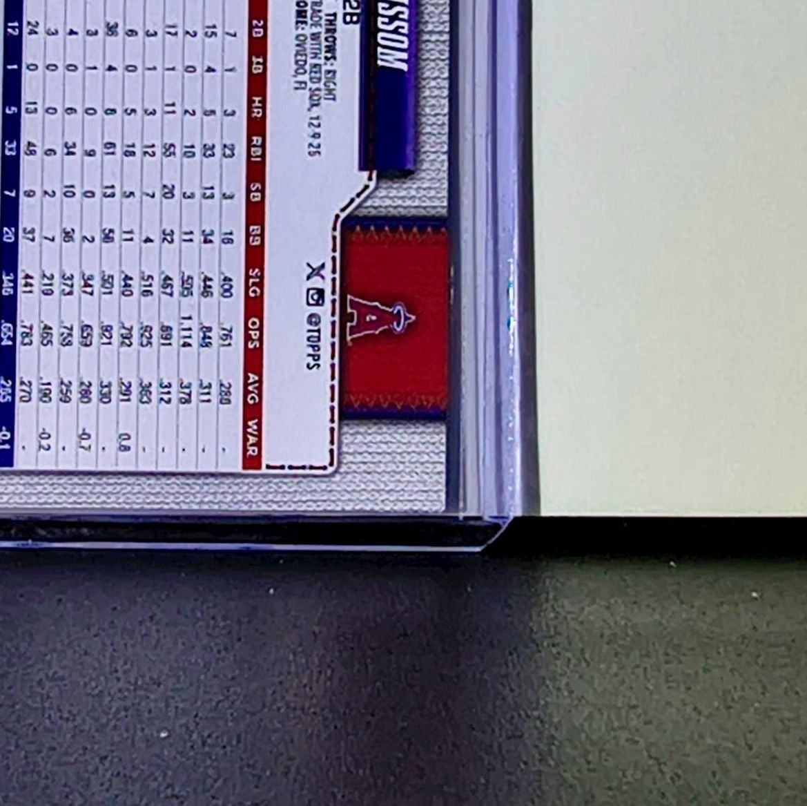 Vaughn Grissom 2026 Topps Update MLB #US322 Card Los Angeles Angels