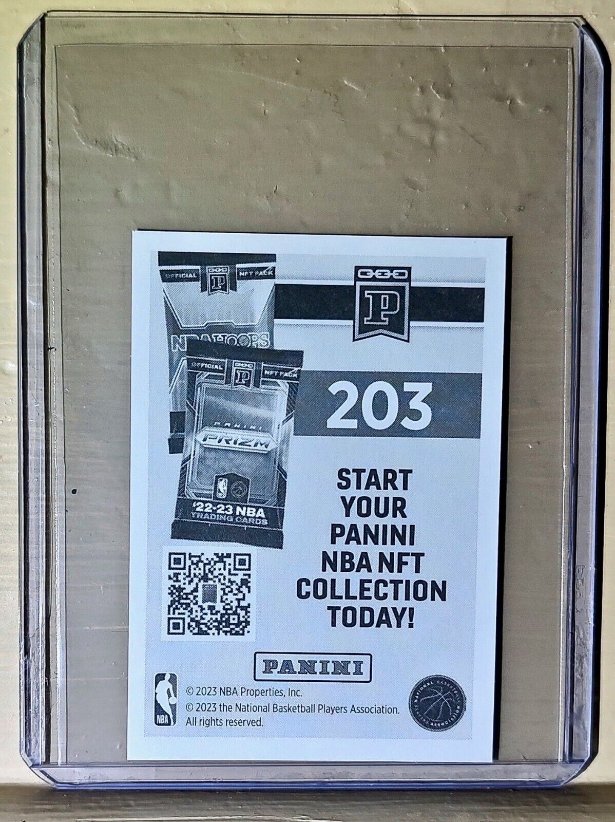 2023-24 Bam Adebayov Panini NBA Basketball #203 Sticker Miami Heat