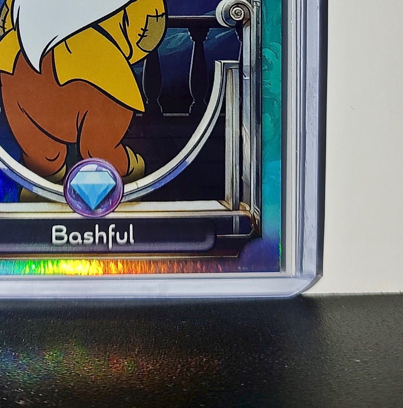 Bashful 2025 Topps Disney Wonder #105 Diamond Card Snow White & the Seven Dwarfs