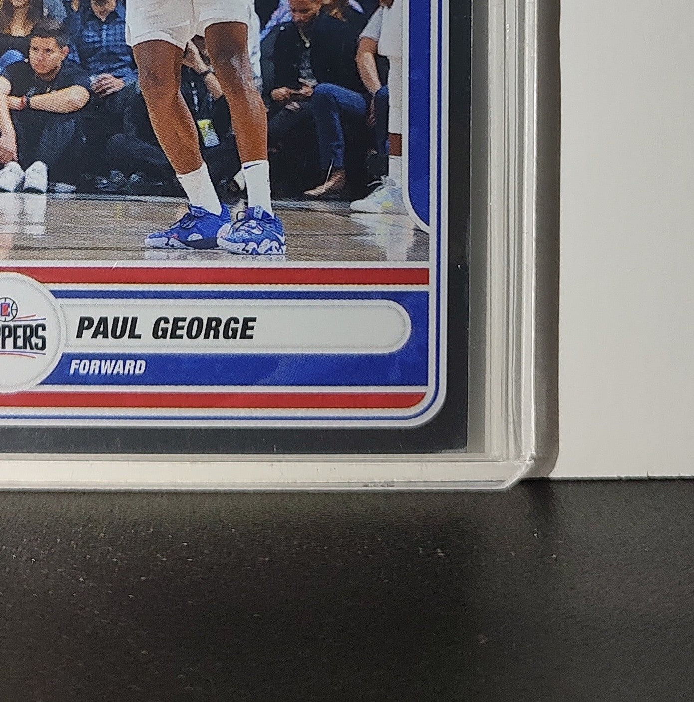 Paul George 2023-24 Panini NBA Sticker Foil Card #28 Los Angeles Clippers