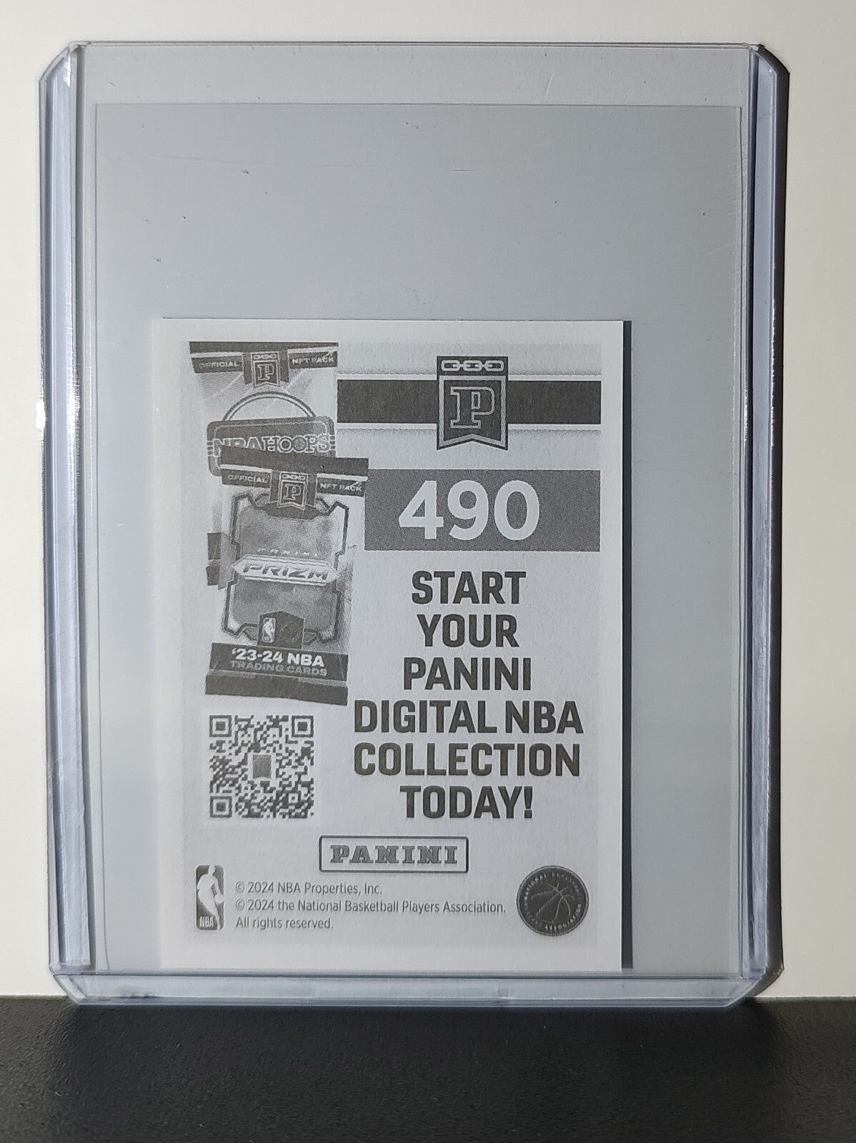 Tim Duncan Legends 2024-25 Panini NBA #490 Sticker Card San Antonio Spurs