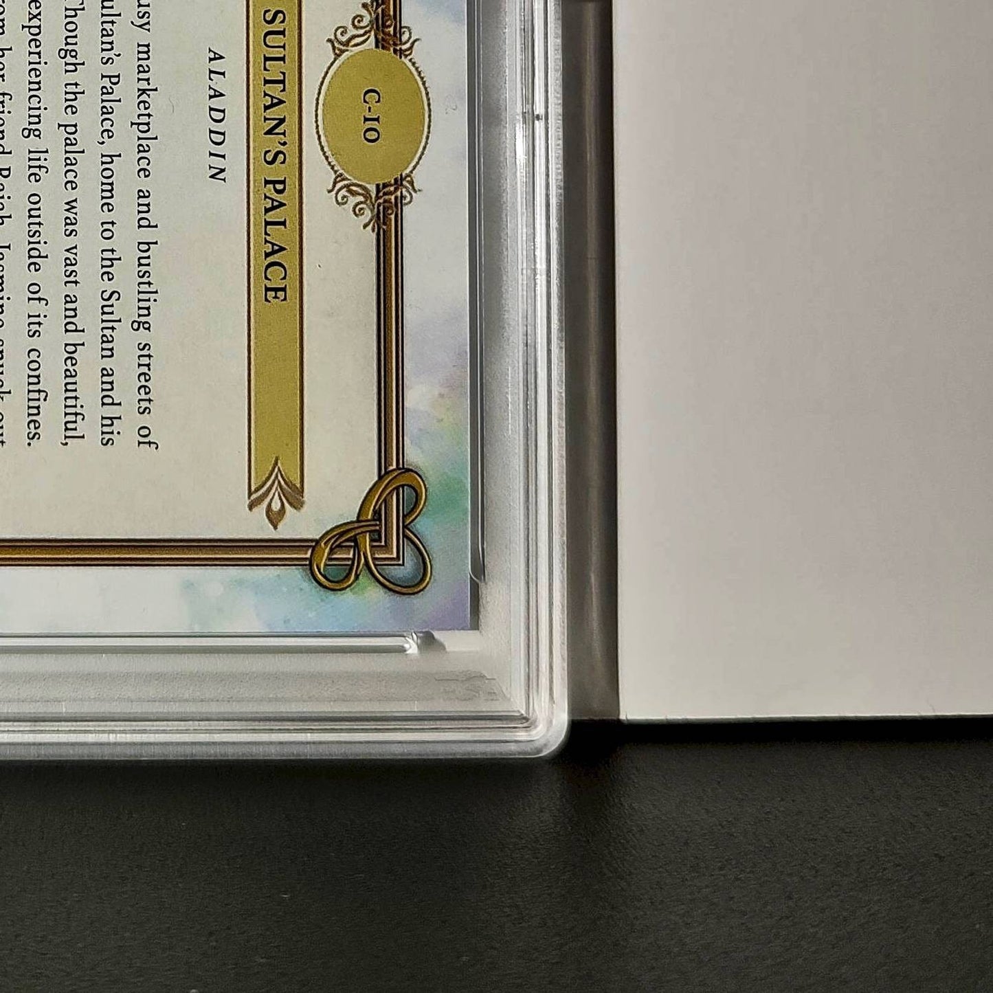 The Sultan's Palace 2025 Topps Disney #C-10 Card Aladdin PSA 9